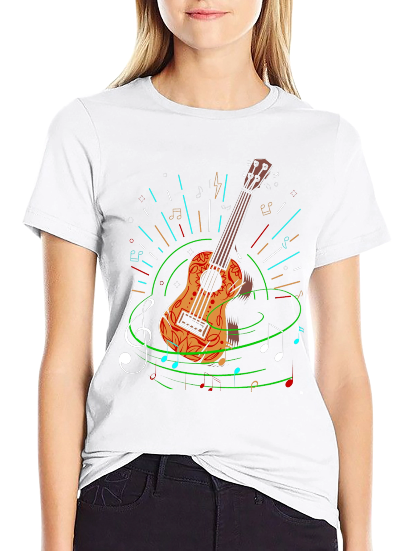 Acoustic Guitar Music T-Shirt