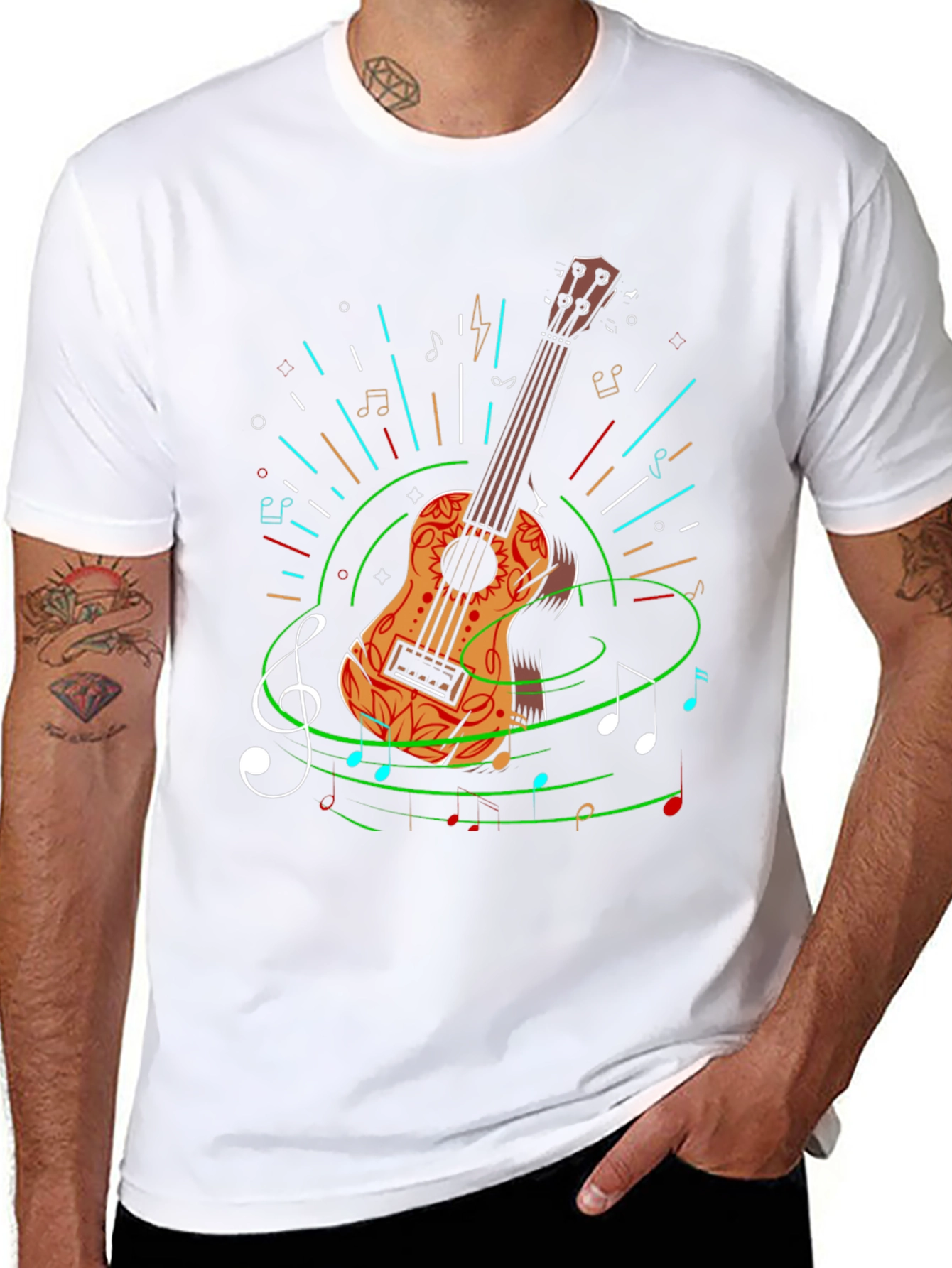 Acoustic Guitar Music T-Shirt