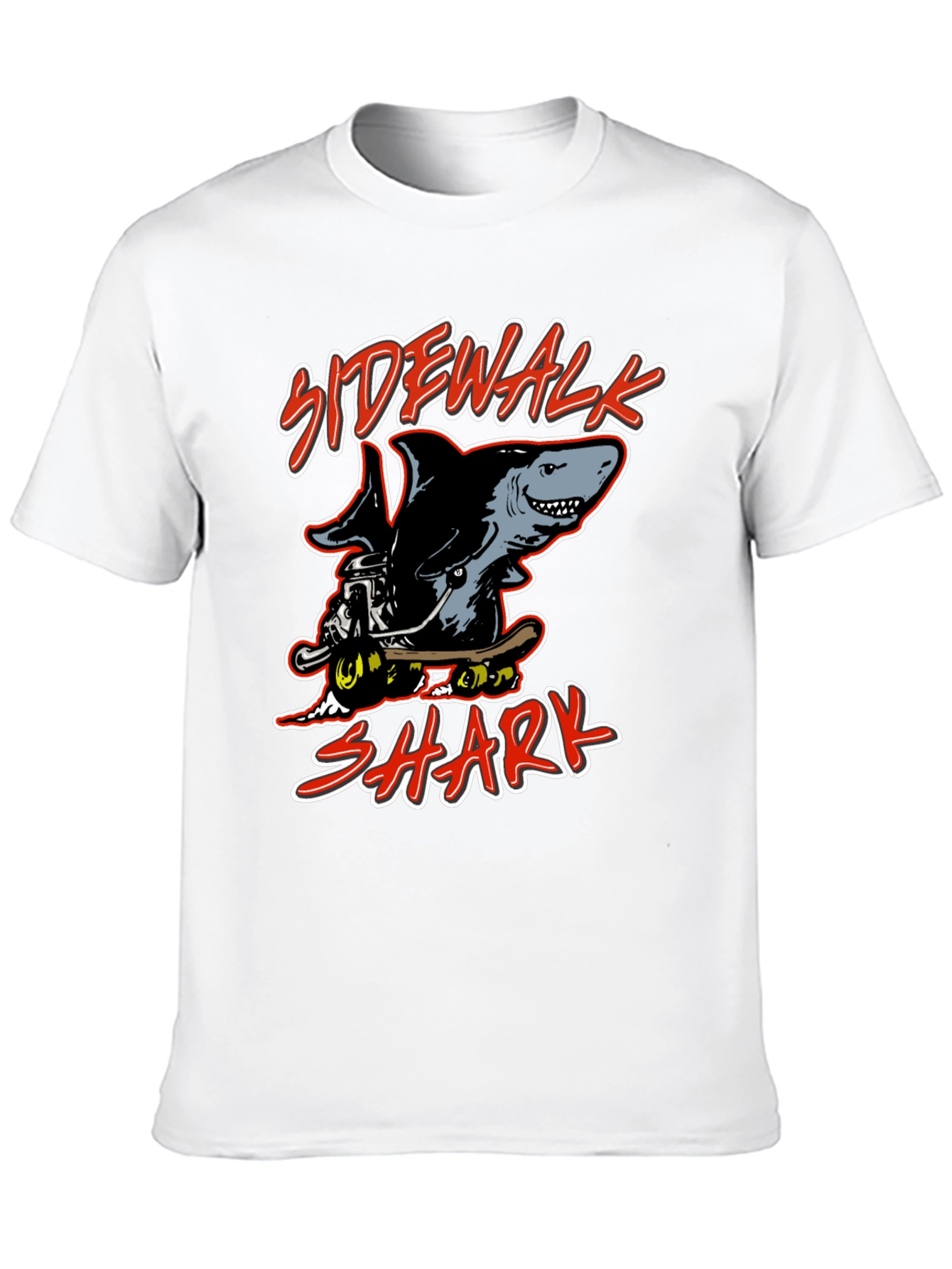 Sidewalk Shark Graphic T-Shirt