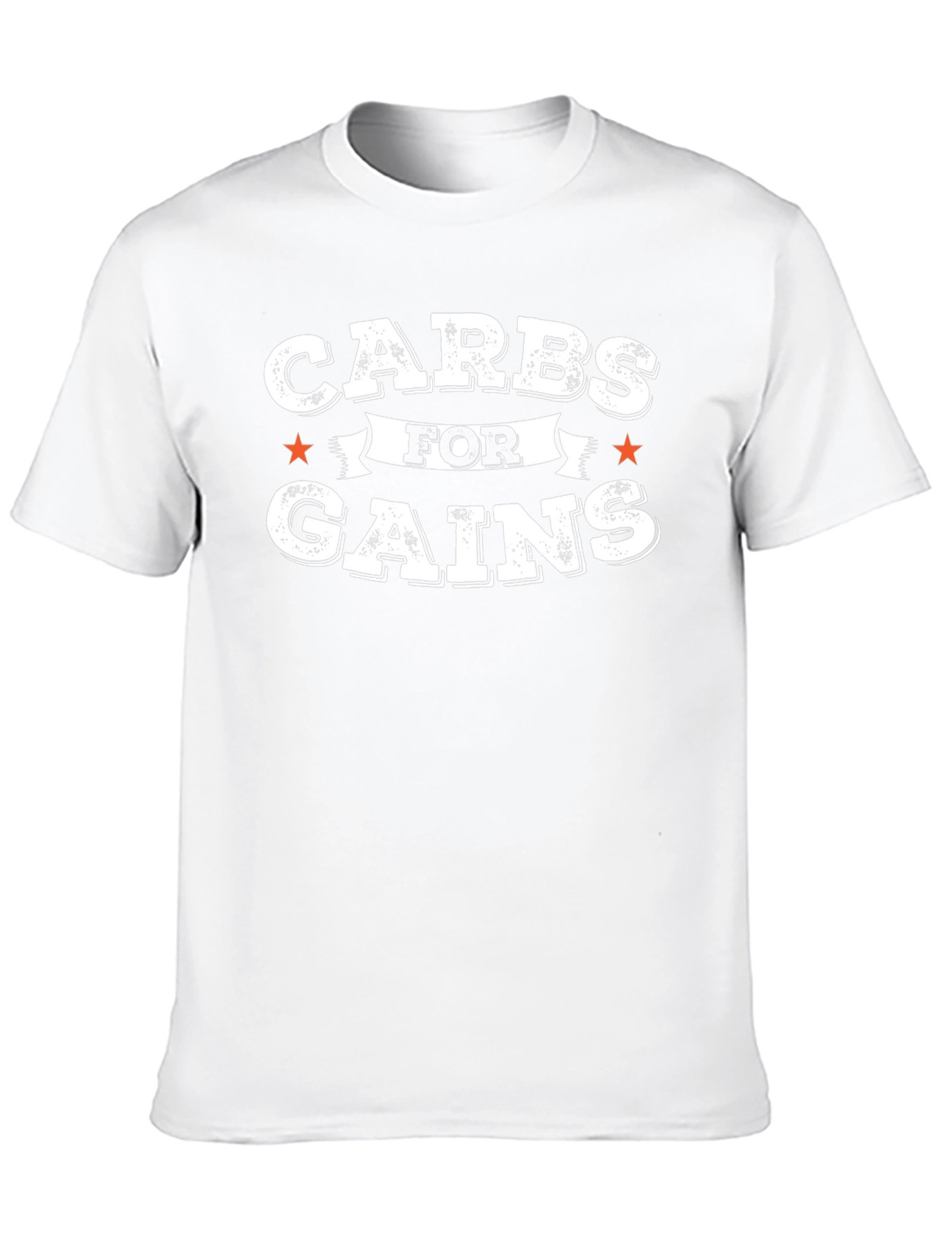 Carbs for Gains Graphic T-Shirt - Black