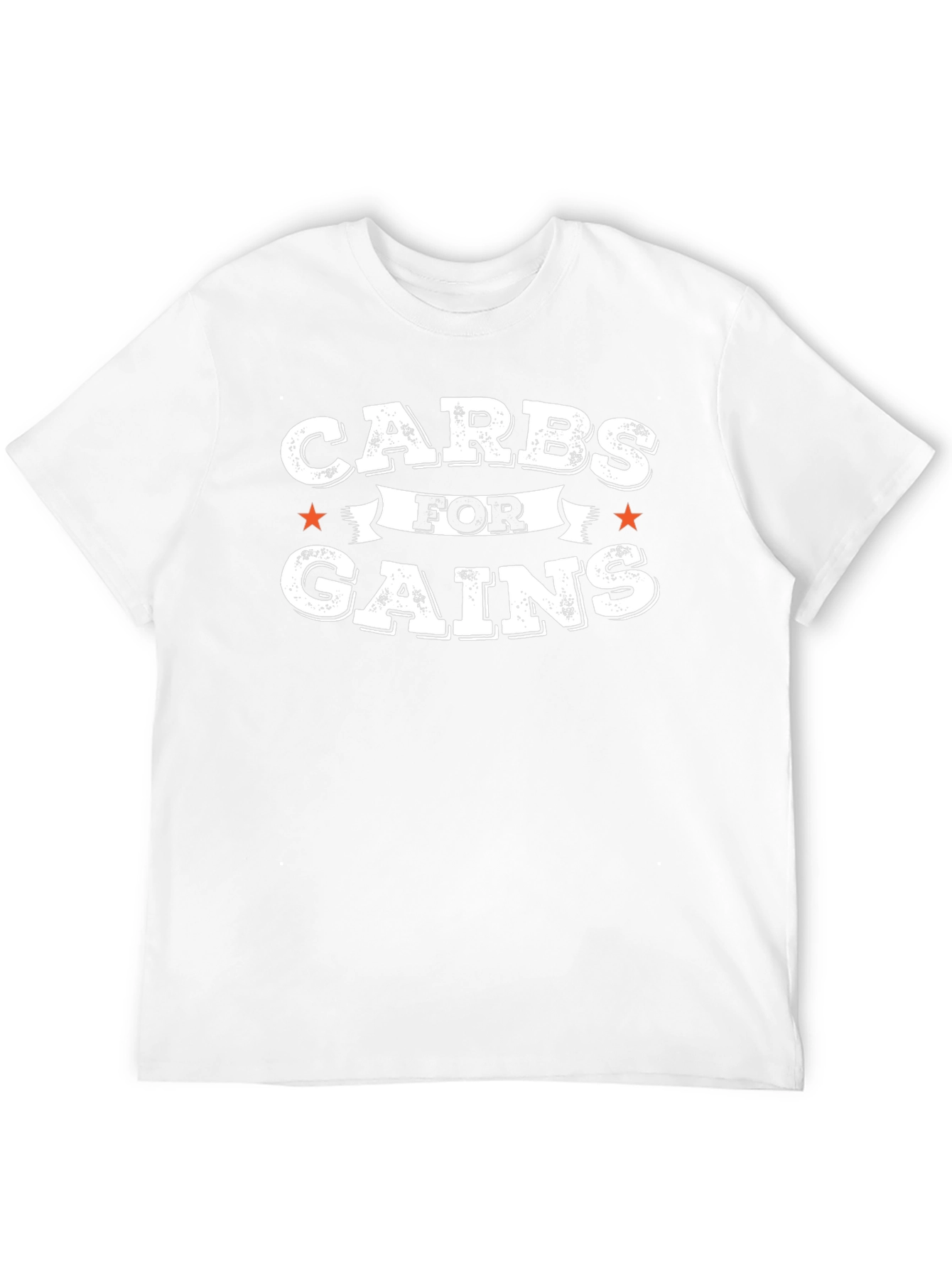 Carbs for Gains Graphic T-Shirt - Black