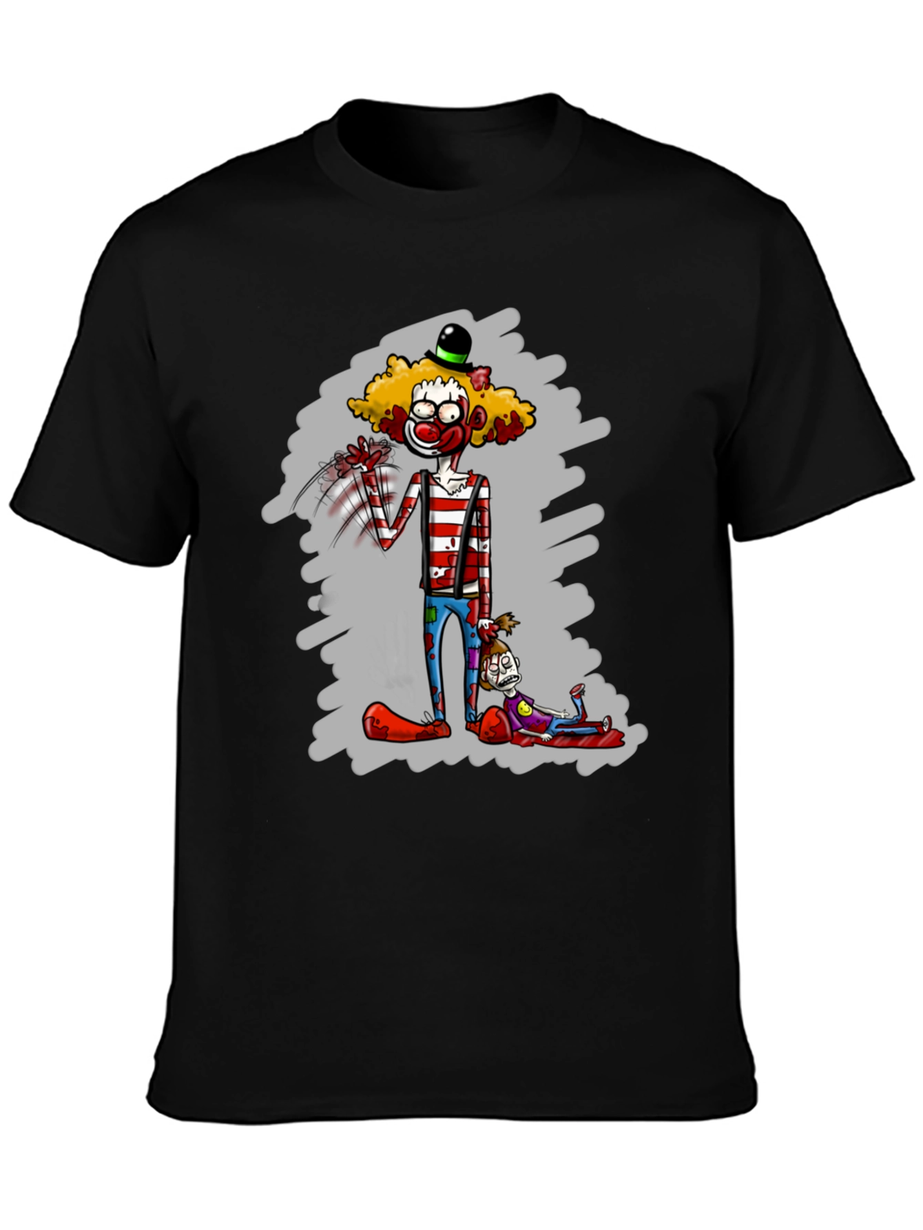 Creepy Clown T-Shirt - Unique Graphic Tee