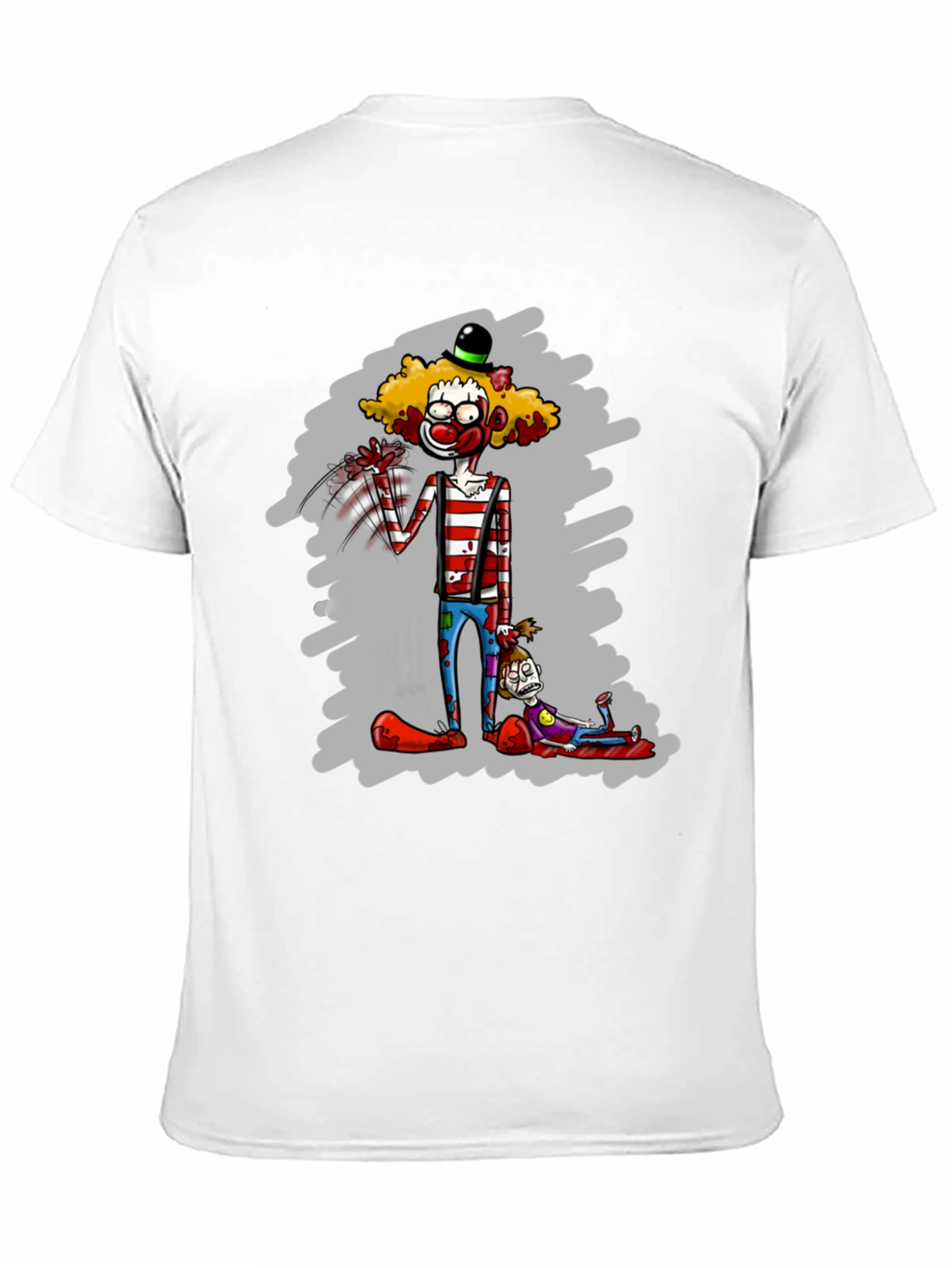 Creepy Clown T-Shirt - Unique Graphic Tee