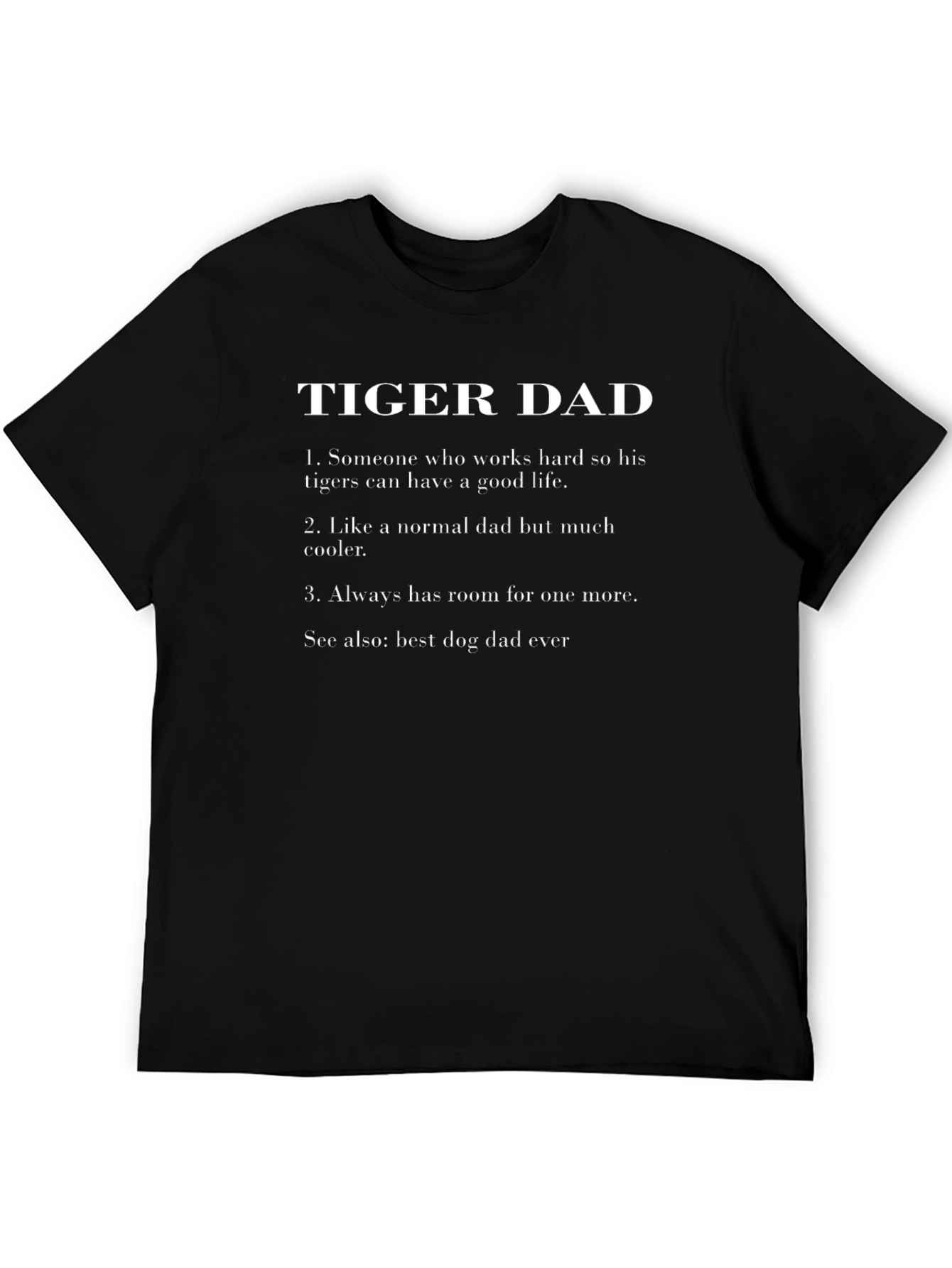Tiger Dad Graphic T-Shirt - Cool Fathers Day Tee
