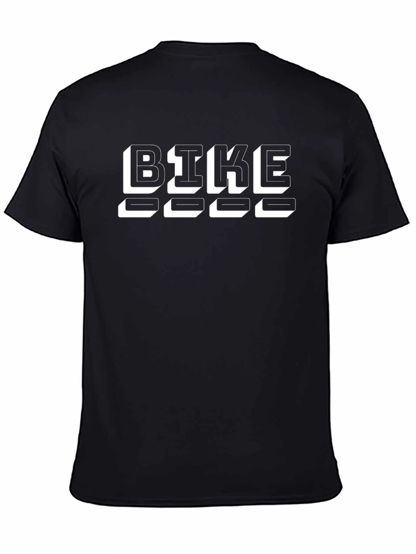 Cool Bike Graphic Tee - Black
