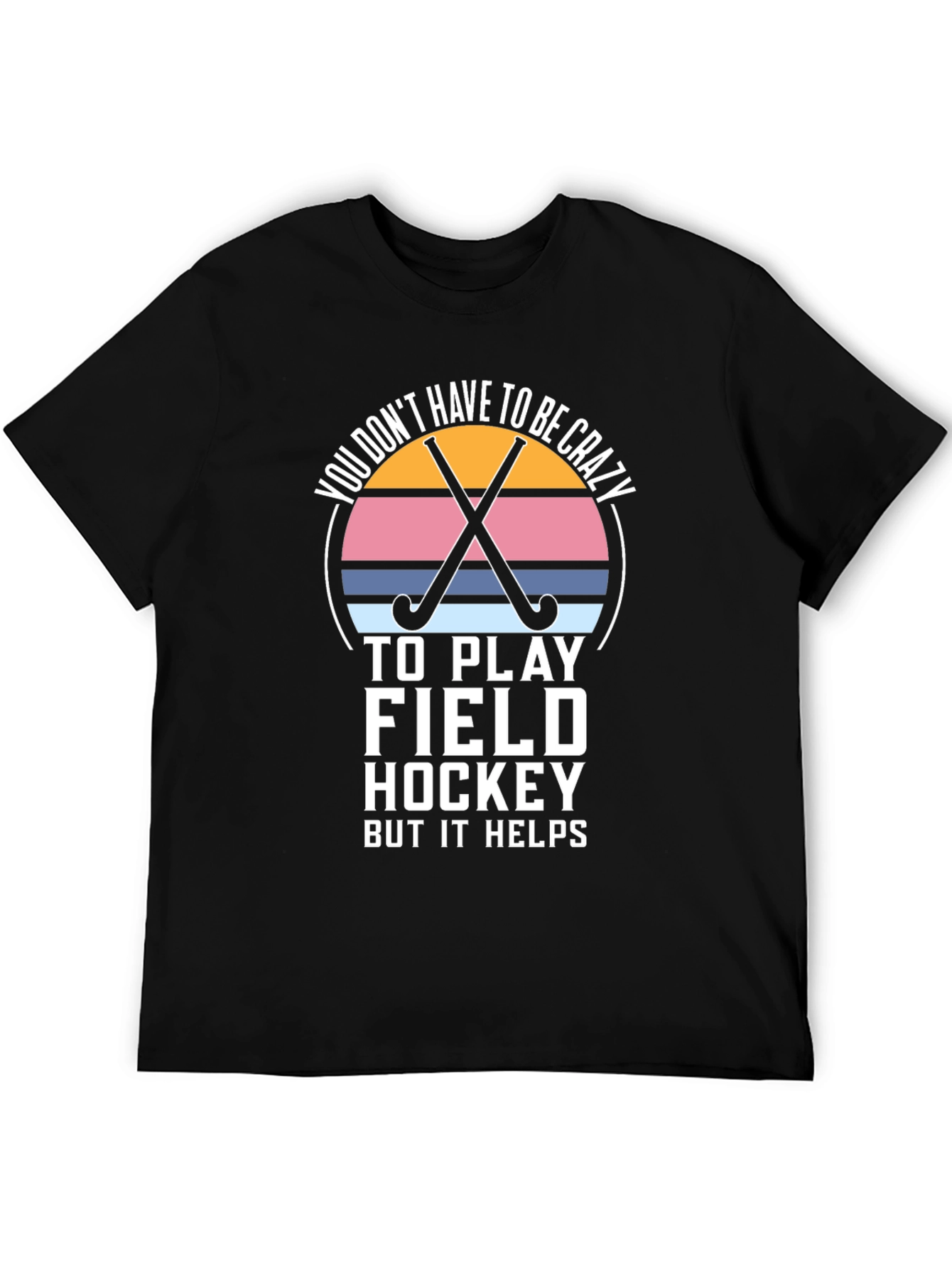 Funny Field Hockey Graphic Tee