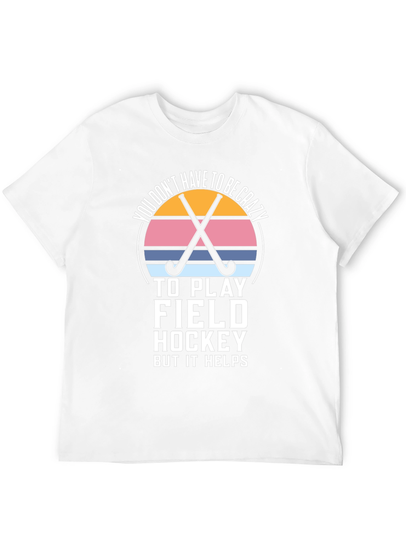 Funny Field Hockey Graphic Tee