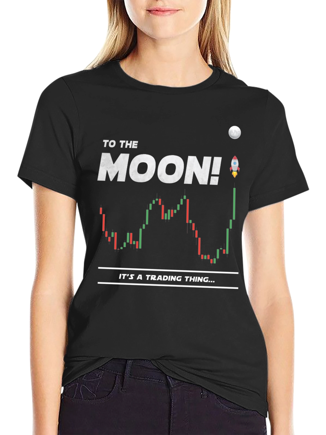To the Moon Trading T-Shirt