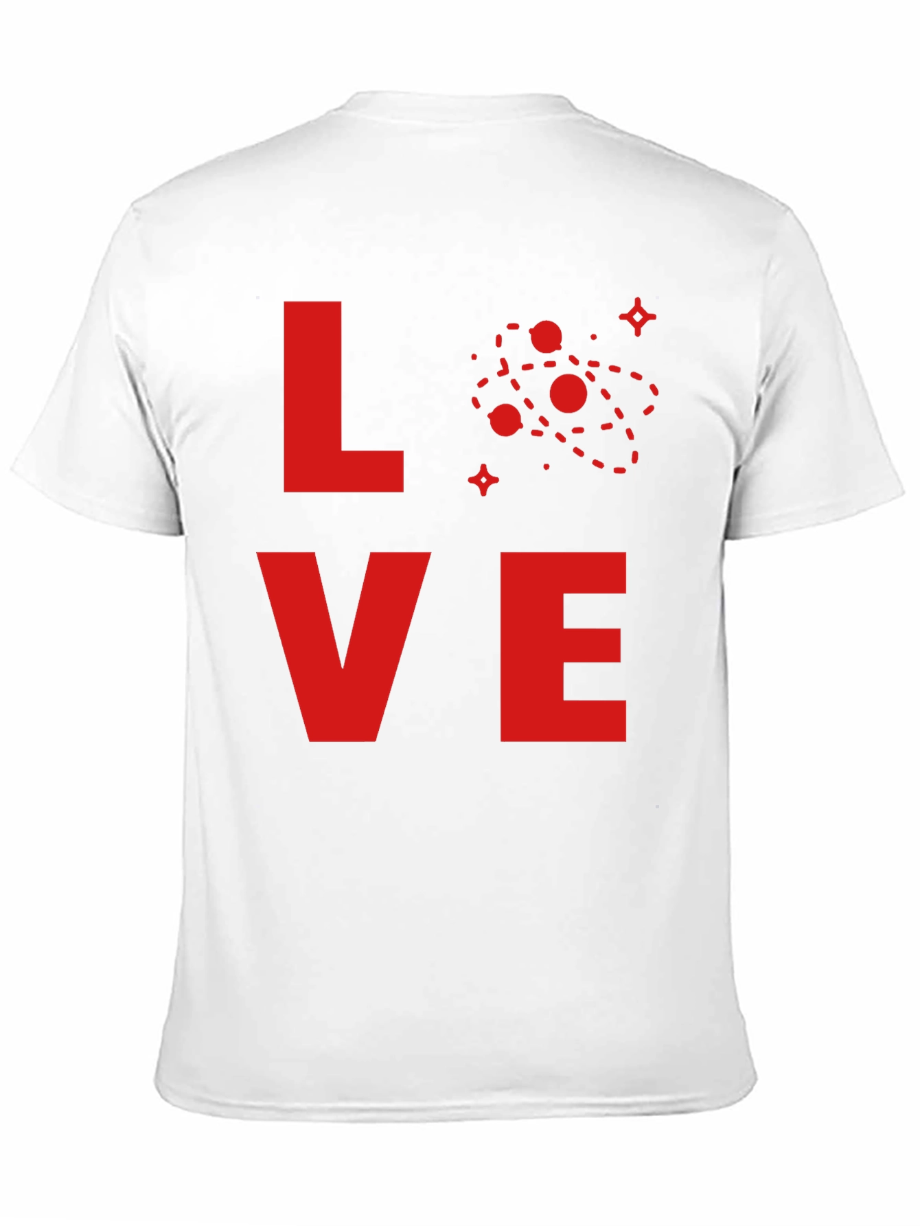Love Science T-Shirt - Red Atom Design