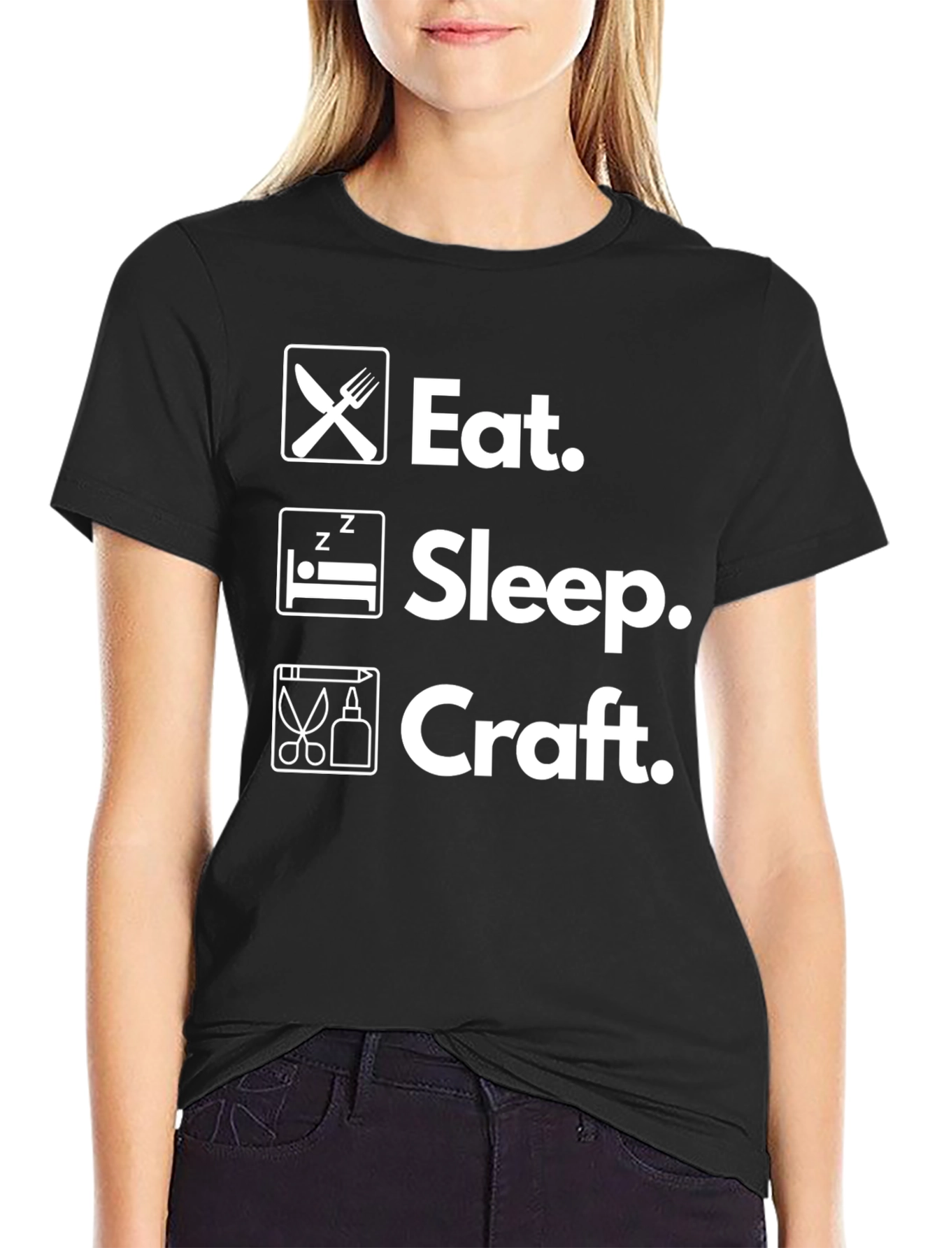 Eat Sleep Craft Funny Hobby T-Shirt