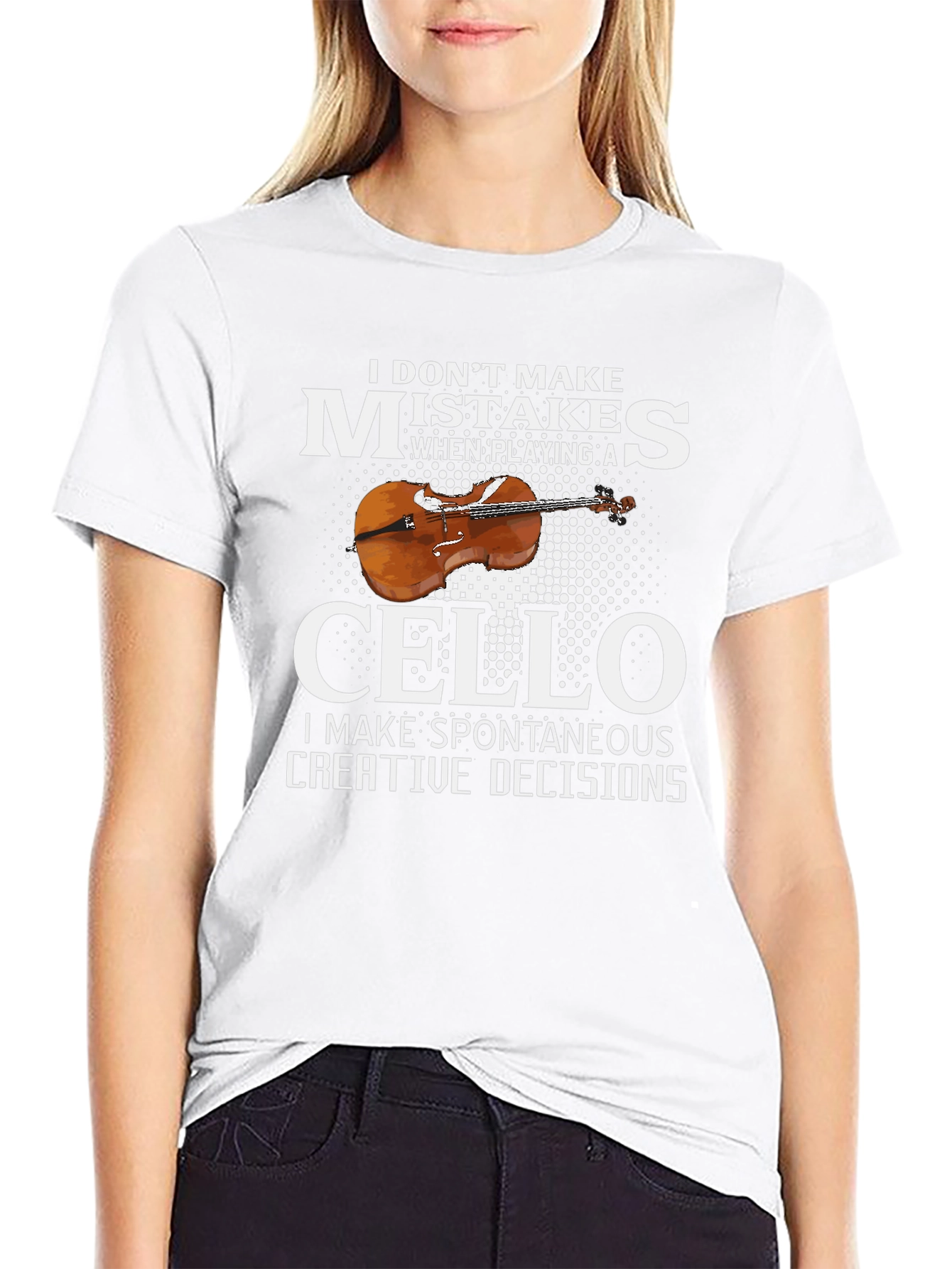Cello Player T-Shirt - Spontaneous Creative Decisions