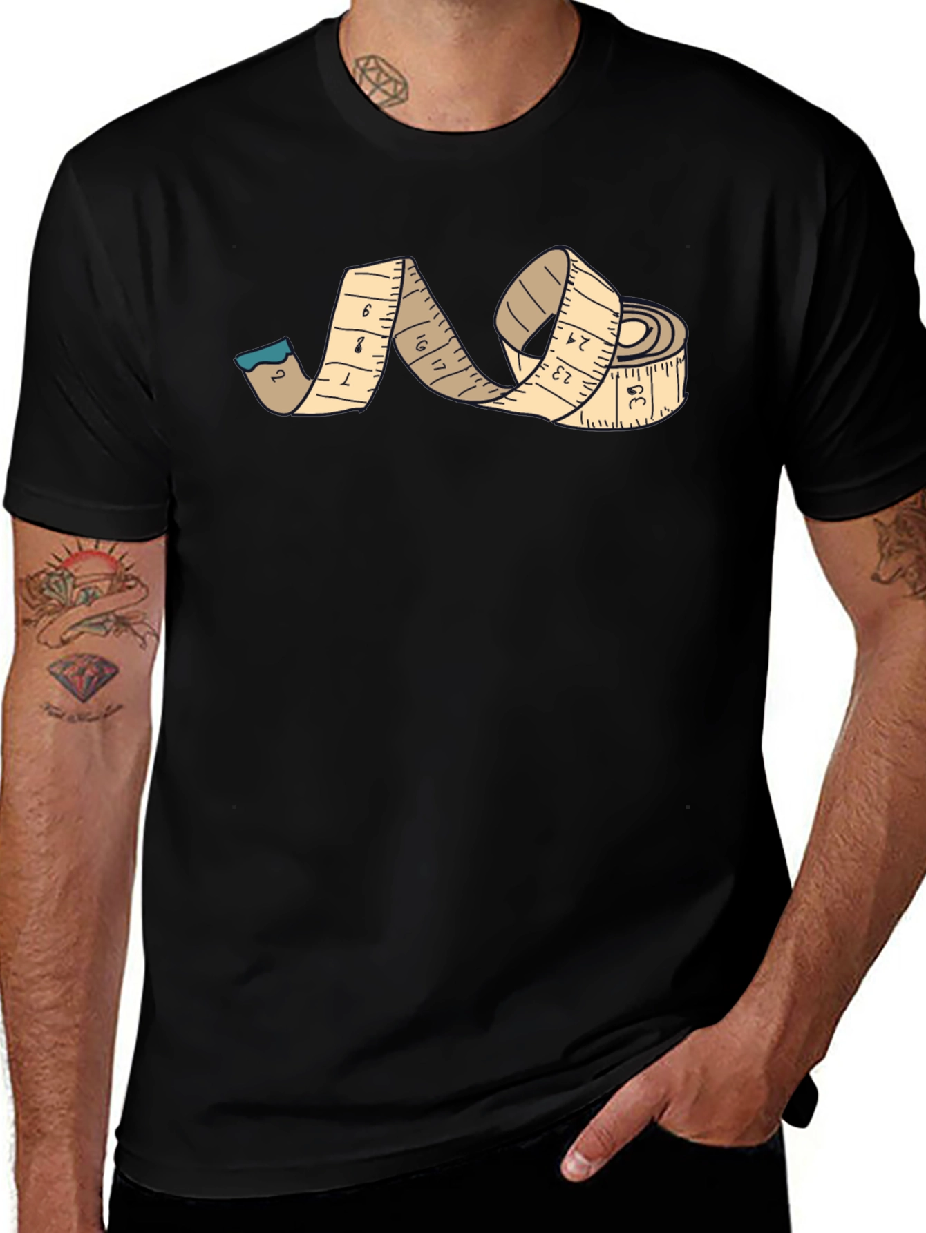 Tape Measure Graphic Tee