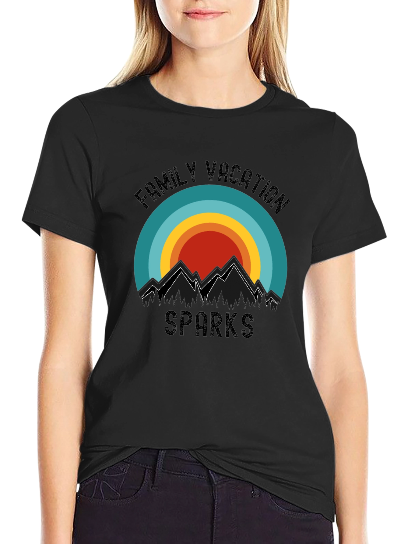Family Vacation Sparks Graphic T-Shirt