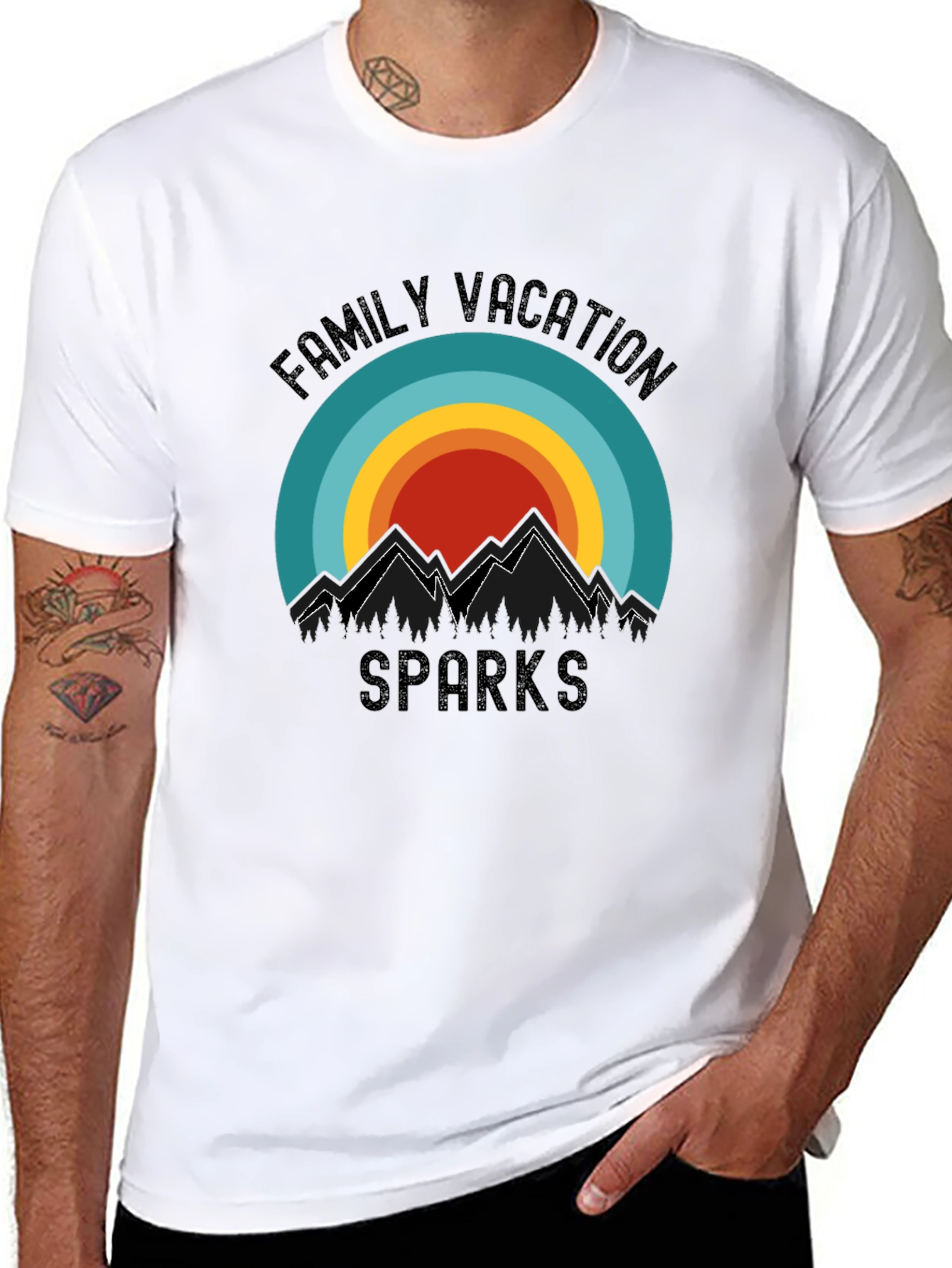 Family Vacation Sparks Graphic T-Shirt