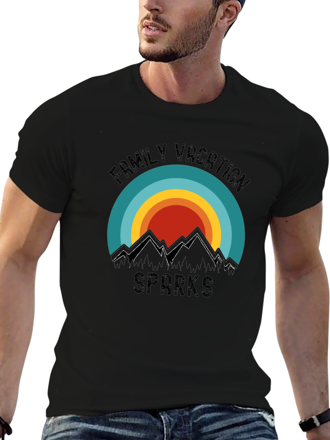 Family Vacation Sparks Graphic T-Shirt