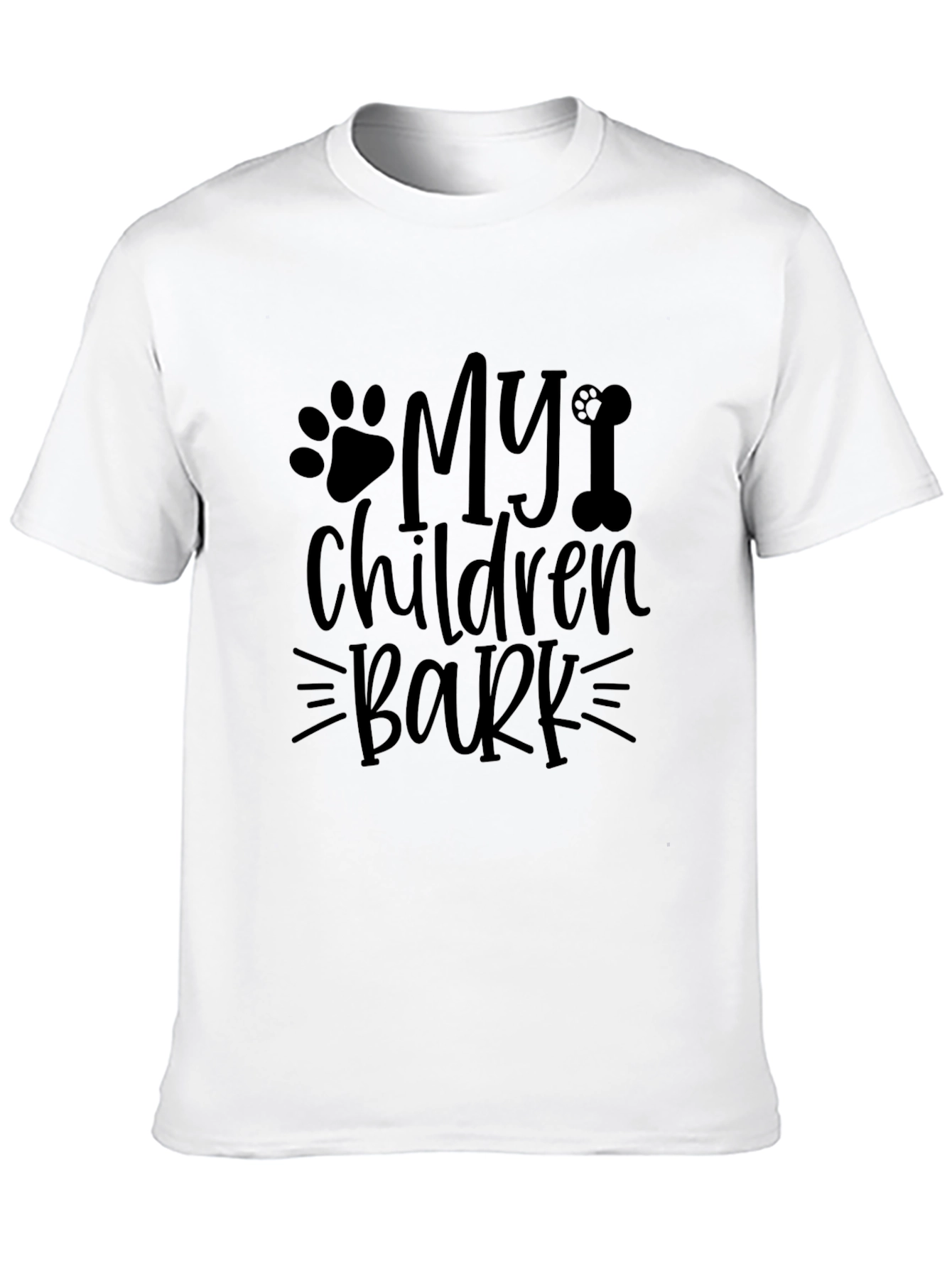 My Children Bark T-Shirt Pet Dog Lover