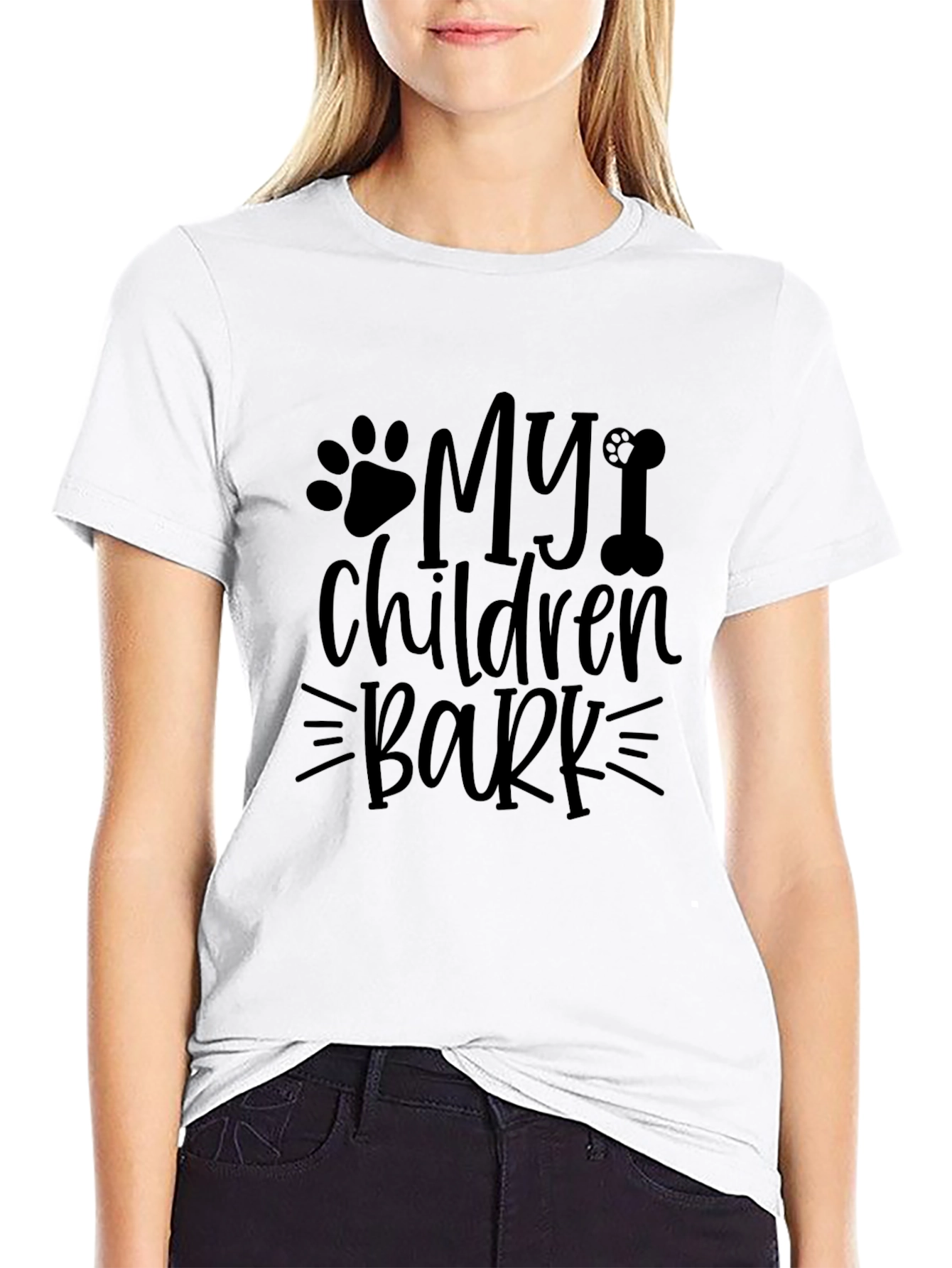 My Children Bark T-Shirt Pet Dog Lover