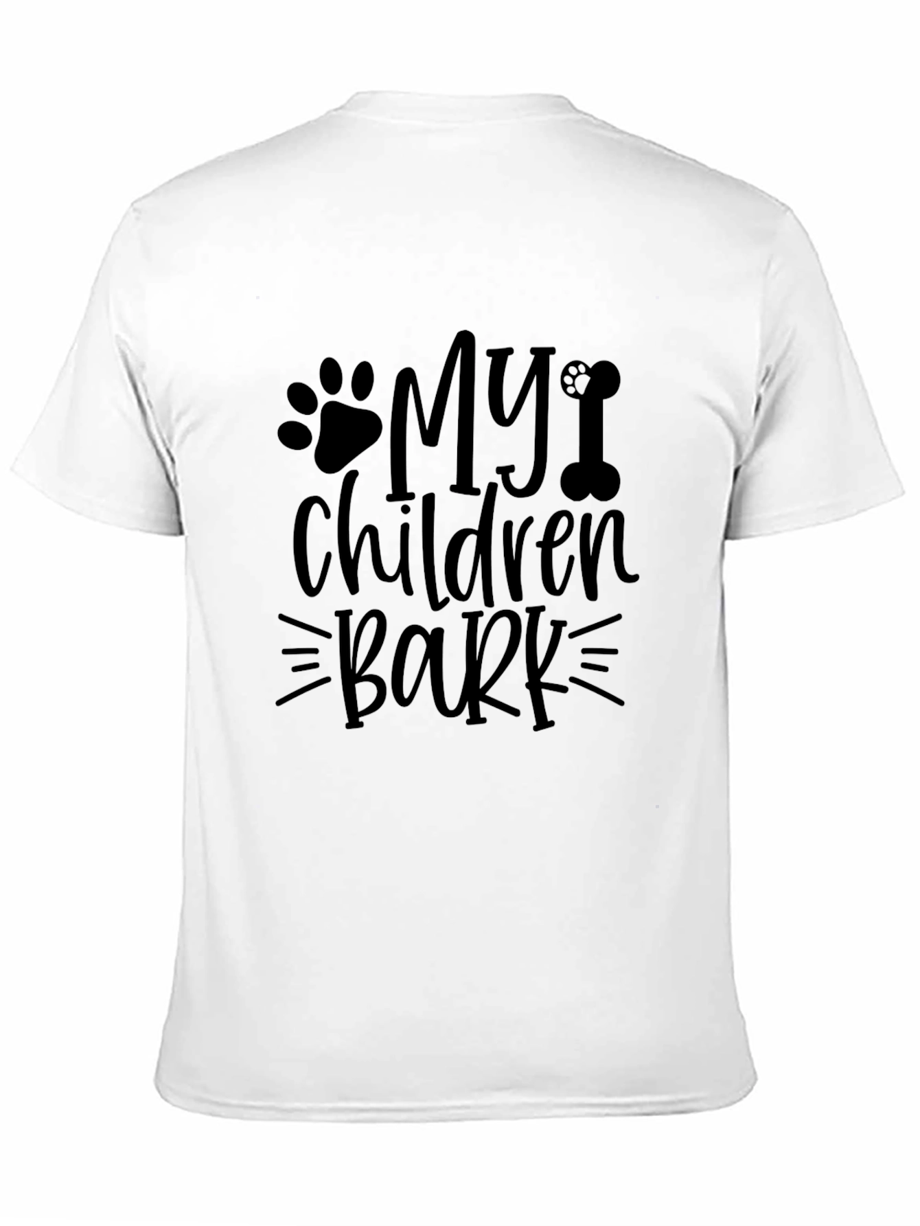My Children Bark T-Shirt Pet Dog Lover