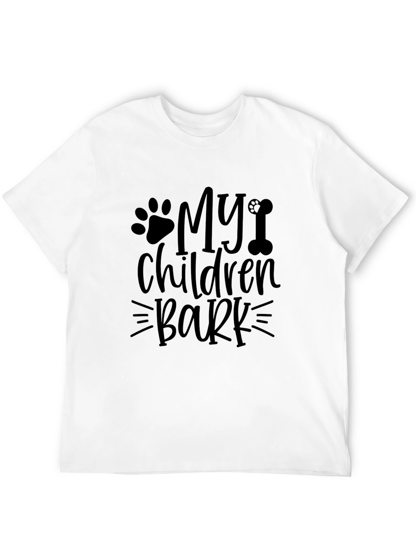 My Children Bark T-Shirt Pet Dog Lover