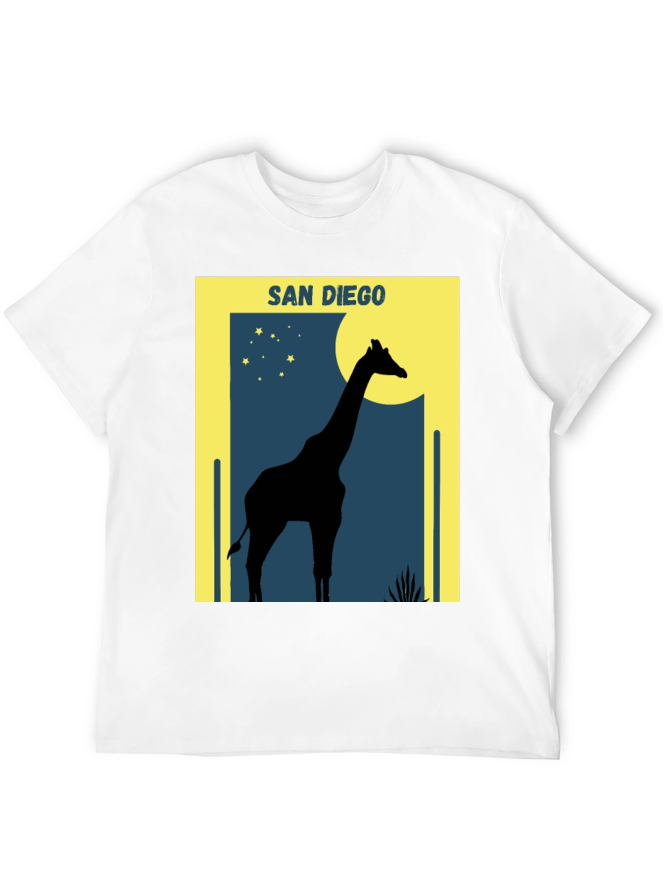 San Diego Giraffe T-Shirt - Silhouette Design