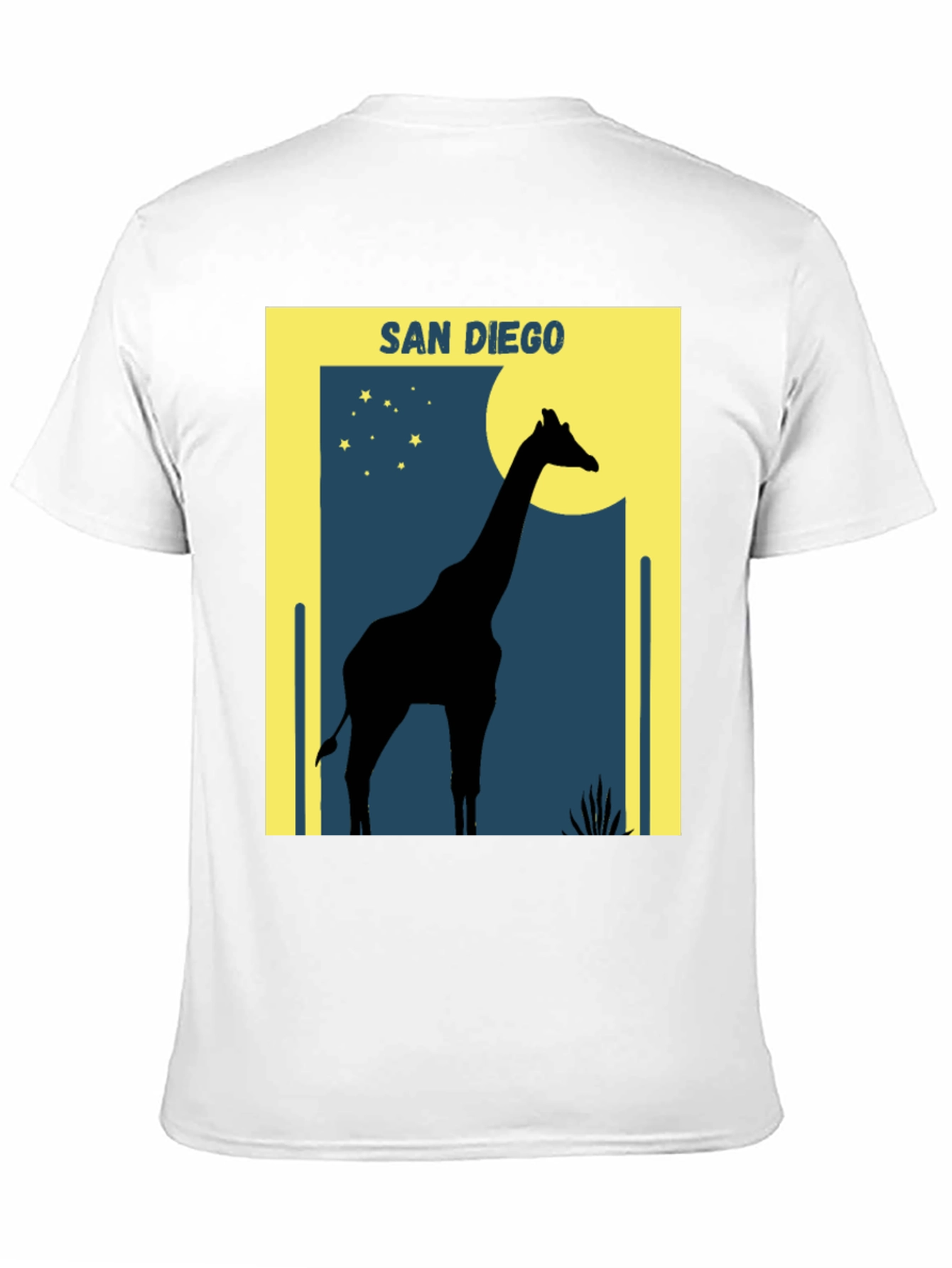 San Diego Giraffe T-Shirt - Silhouette Design