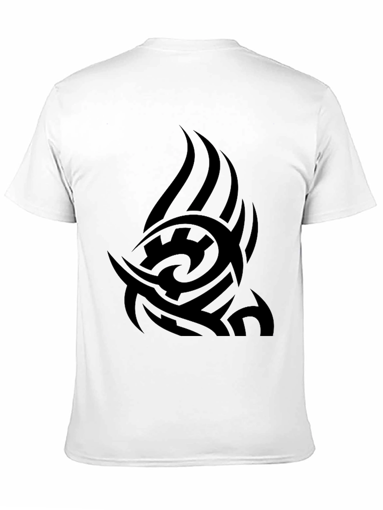 Tribal Tattoo Graphic Black T-Shirt