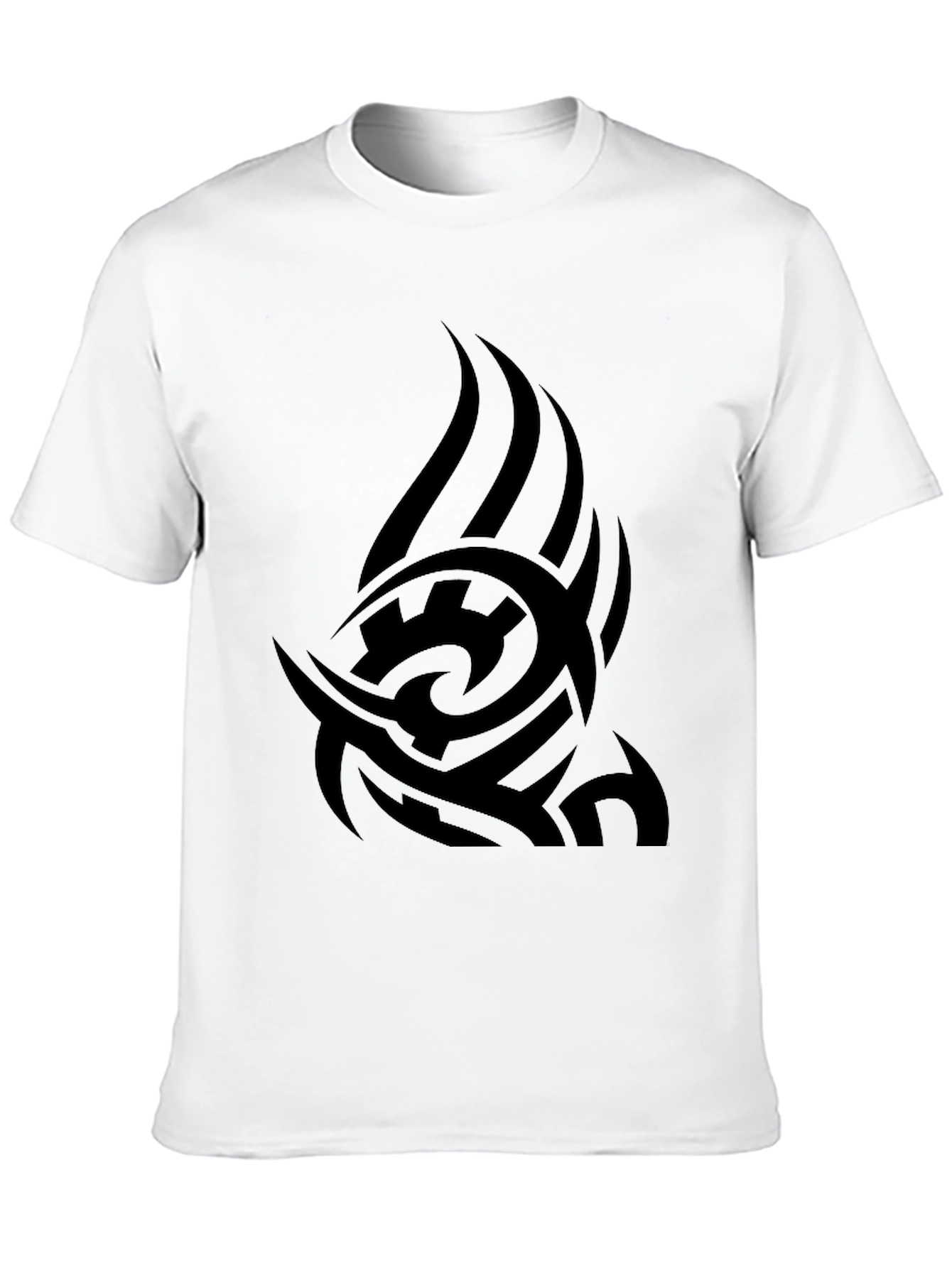 Tribal Tattoo Graphic Black T-Shirt