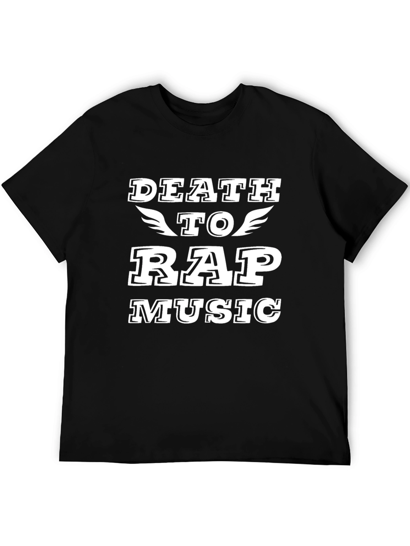 Death to Rap Music Graphic T-Shirt