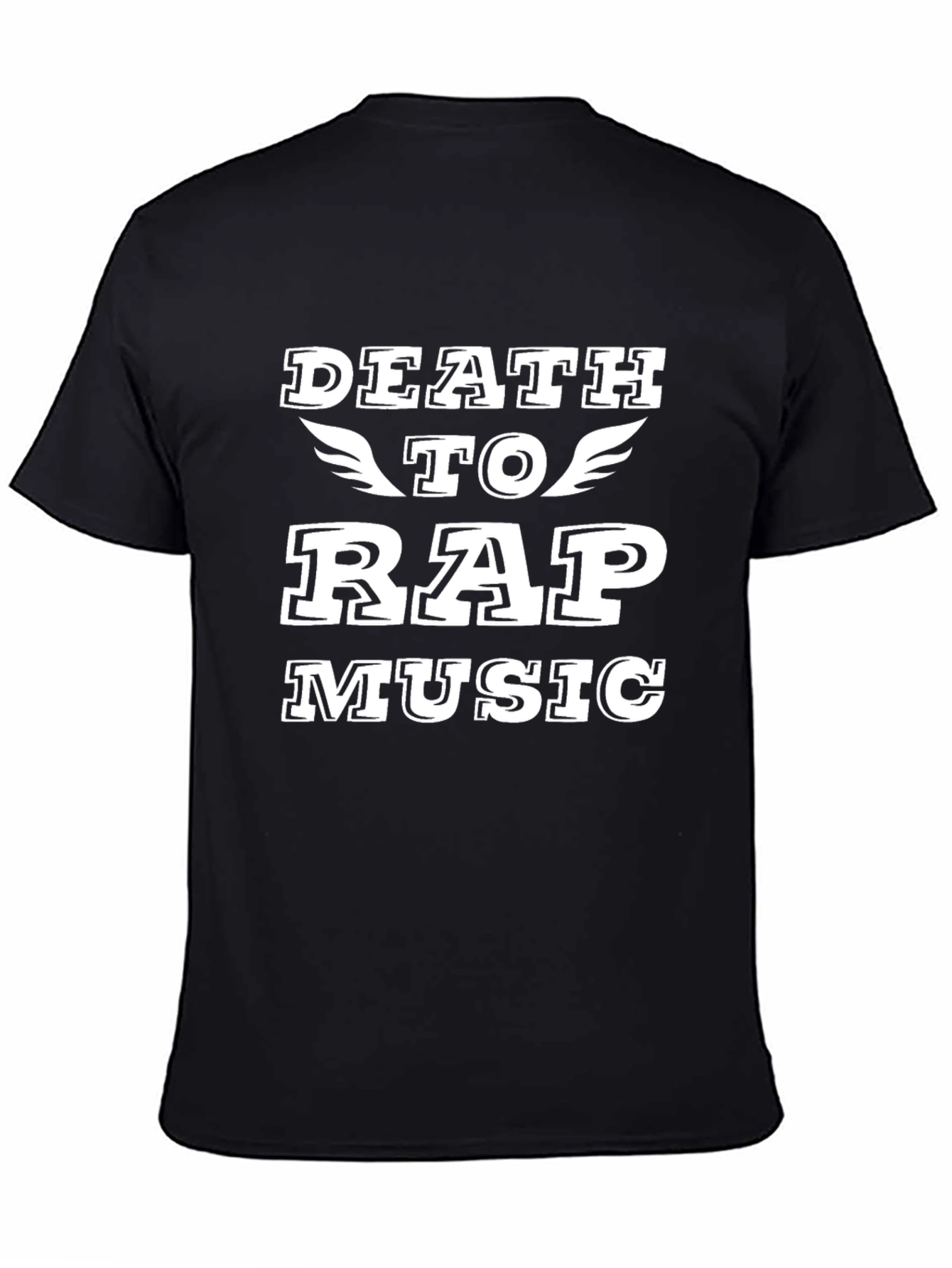 Death to Rap Music Graphic T-Shirt