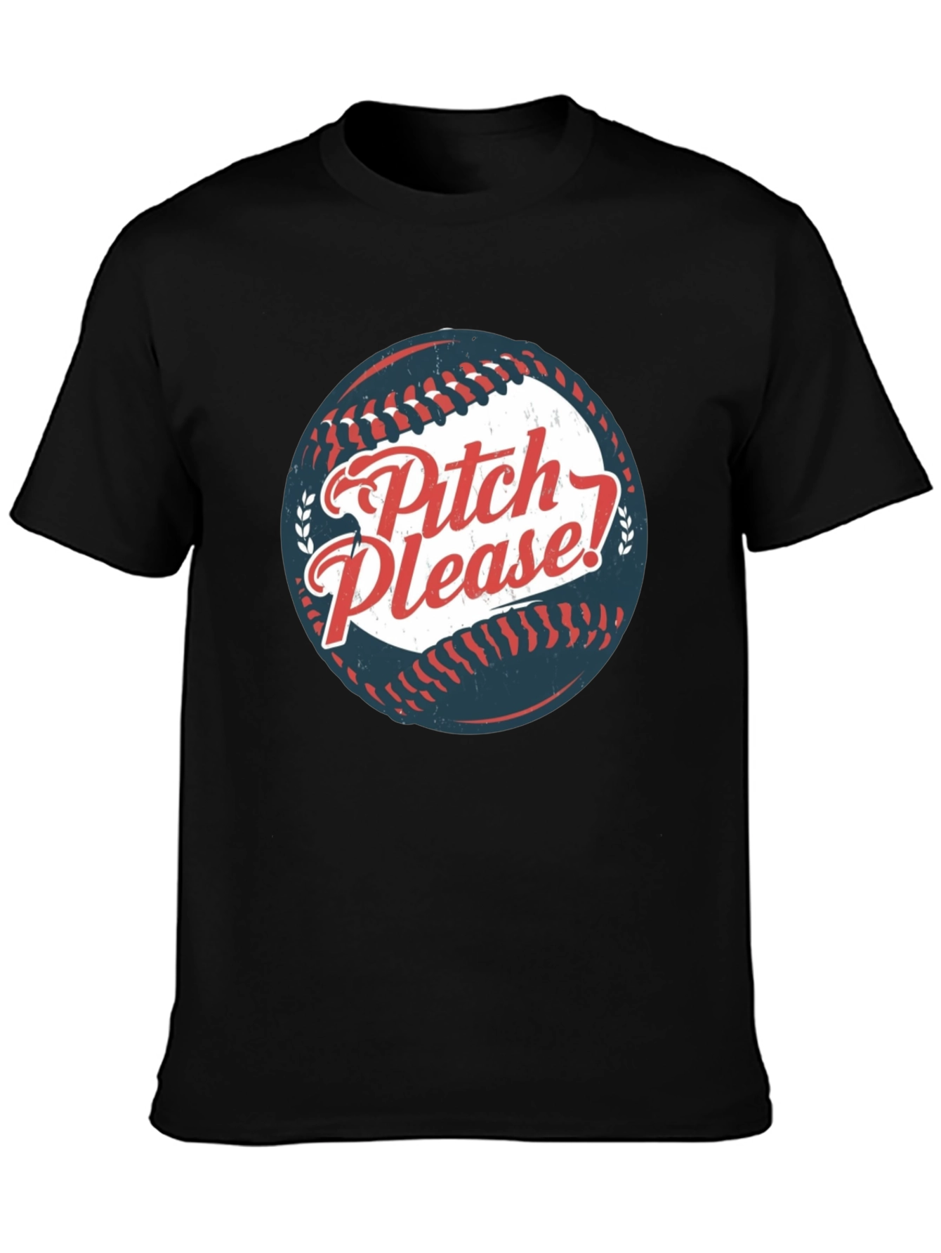 Pitch Please! Baseball Graphic T-Shirt