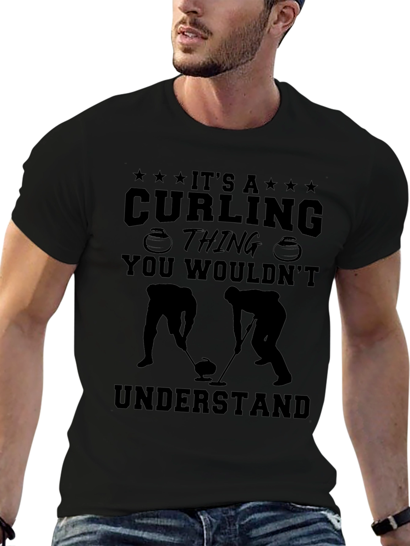 Its A Curling Thing You Wouldnt Understand Black T-Shirt