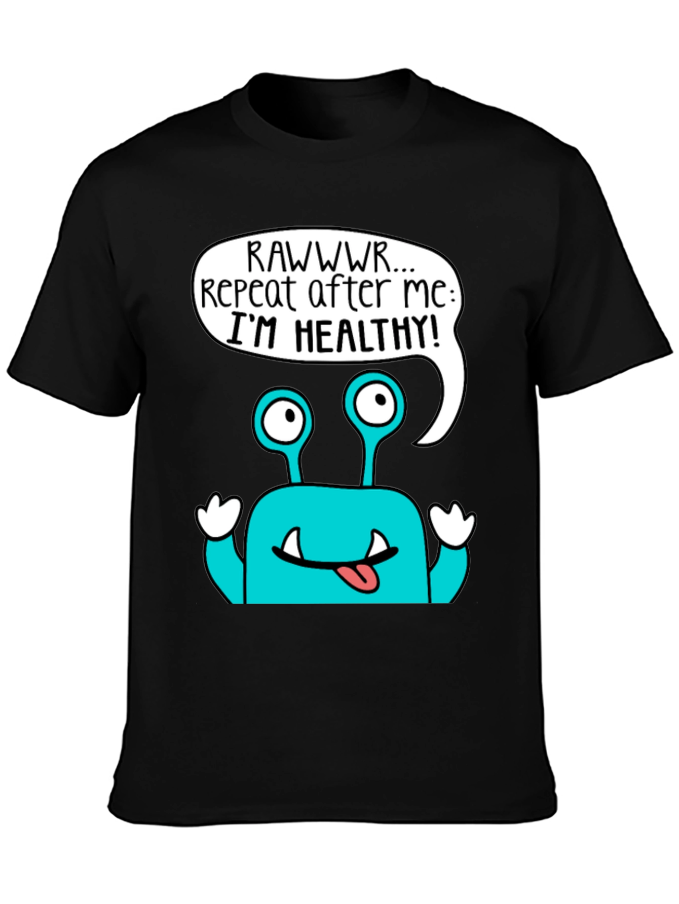 Healthy Monster Graphic T-Shirt