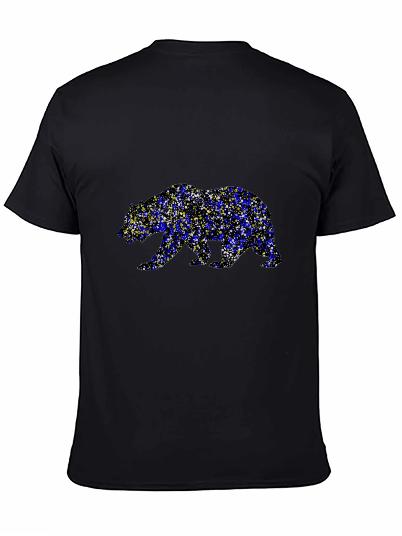 Bear Silhouette Starry T-Shirt