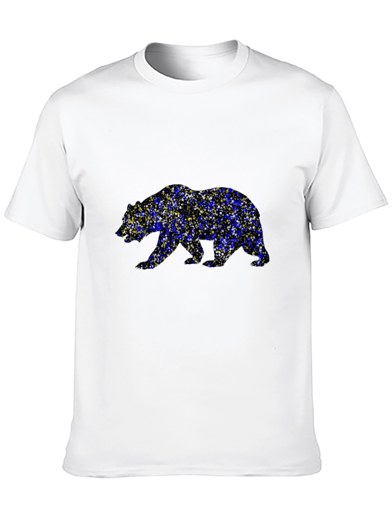 Bear Silhouette Starry T-Shirt