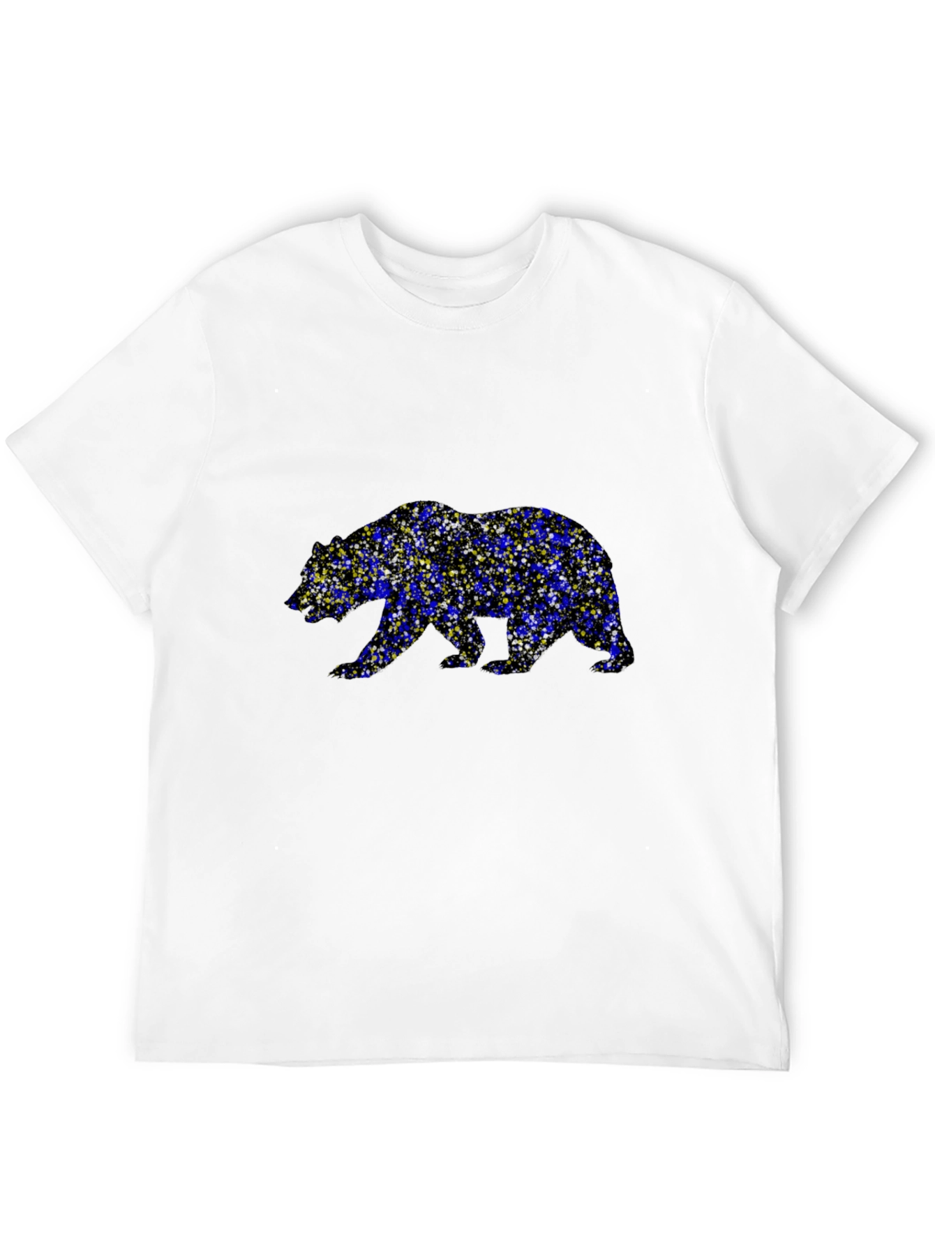 Bear Silhouette Starry T-Shirt