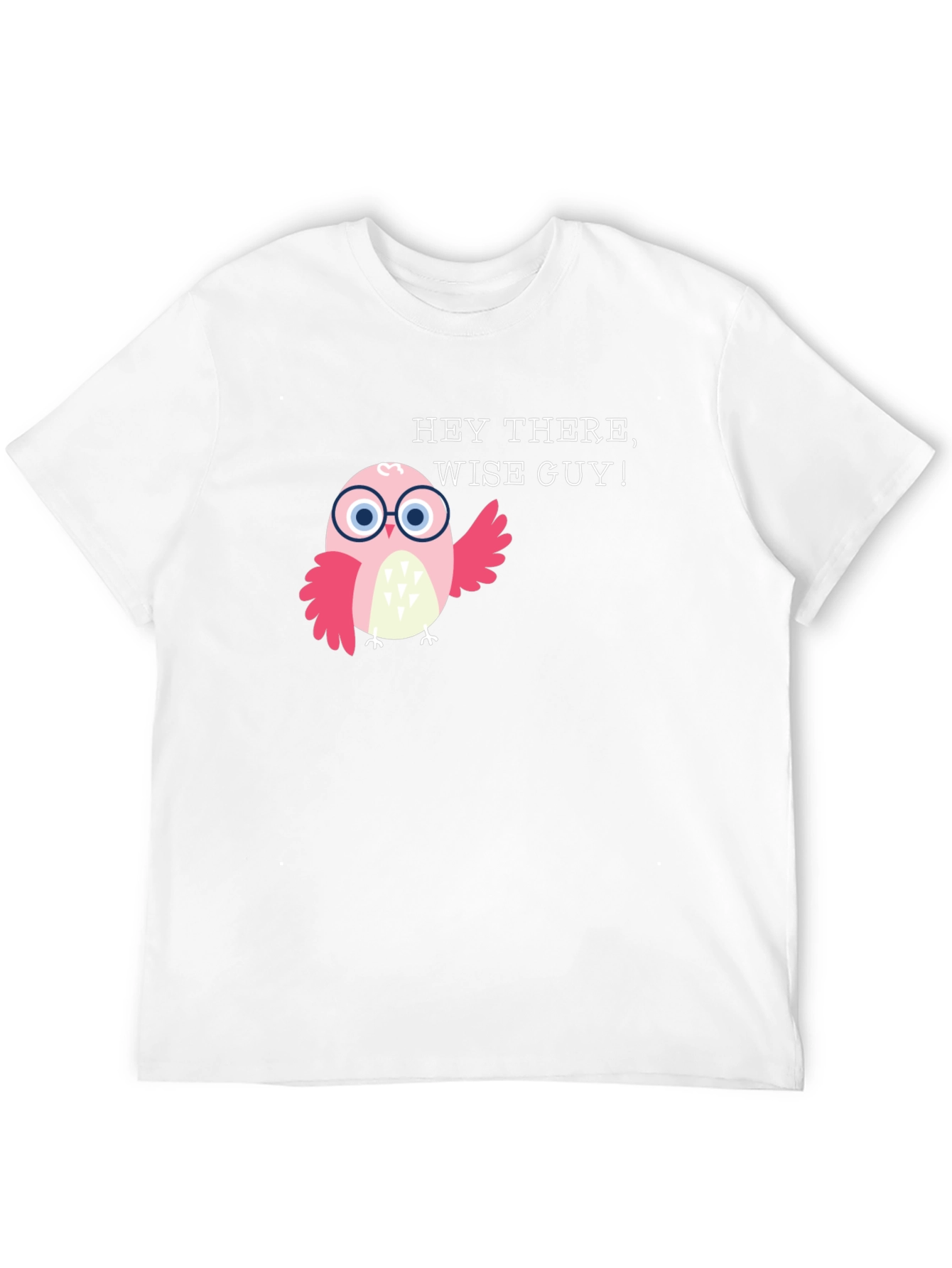 Hey There Wise Guy Owl Graphic Tee