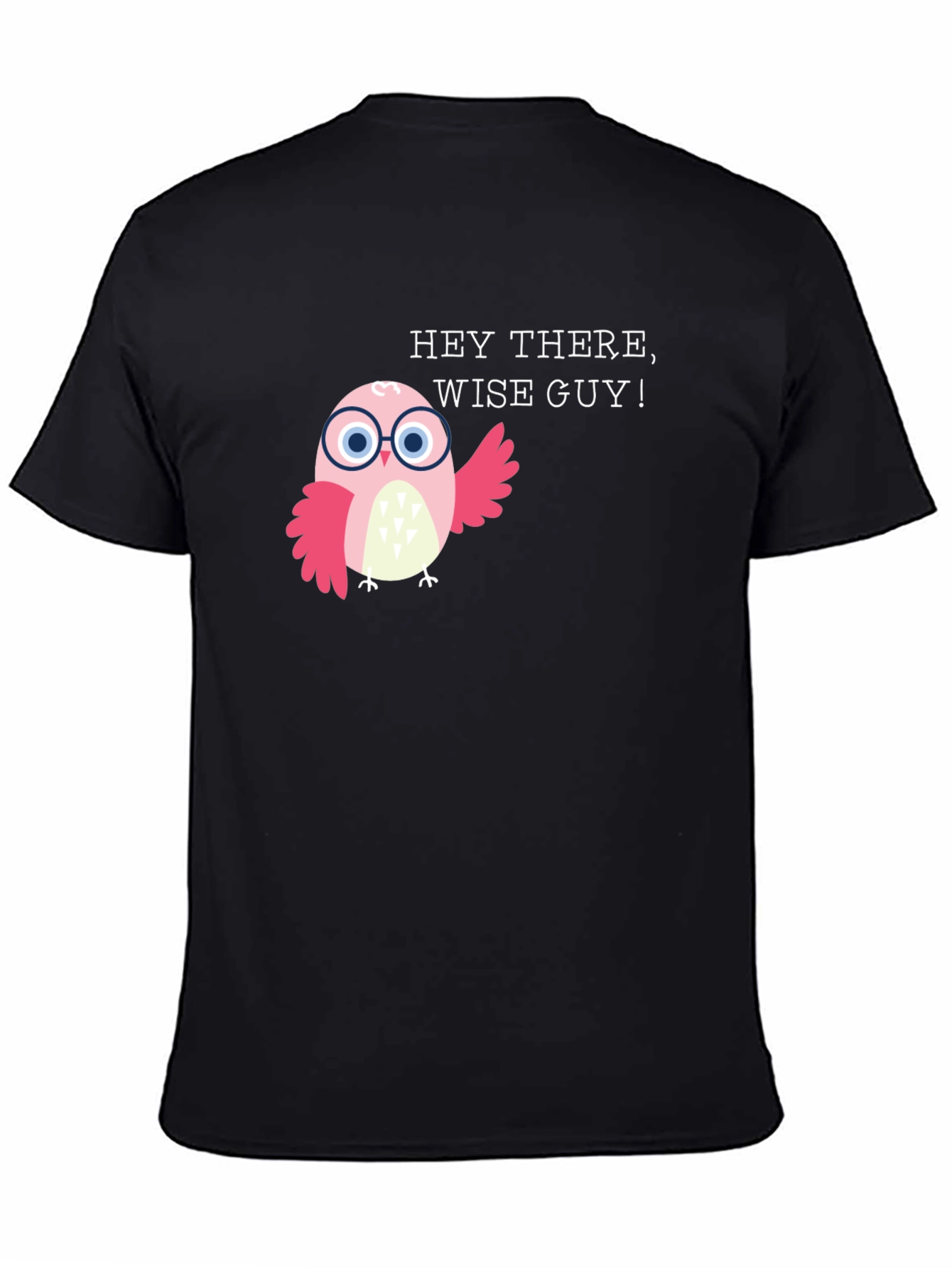 Hey There Wise Guy Owl Graphic Tee