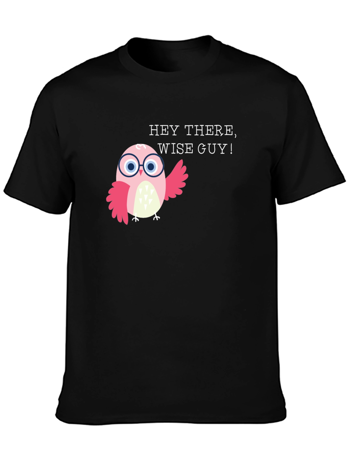 Hey There Wise Guy Owl Graphic Tee