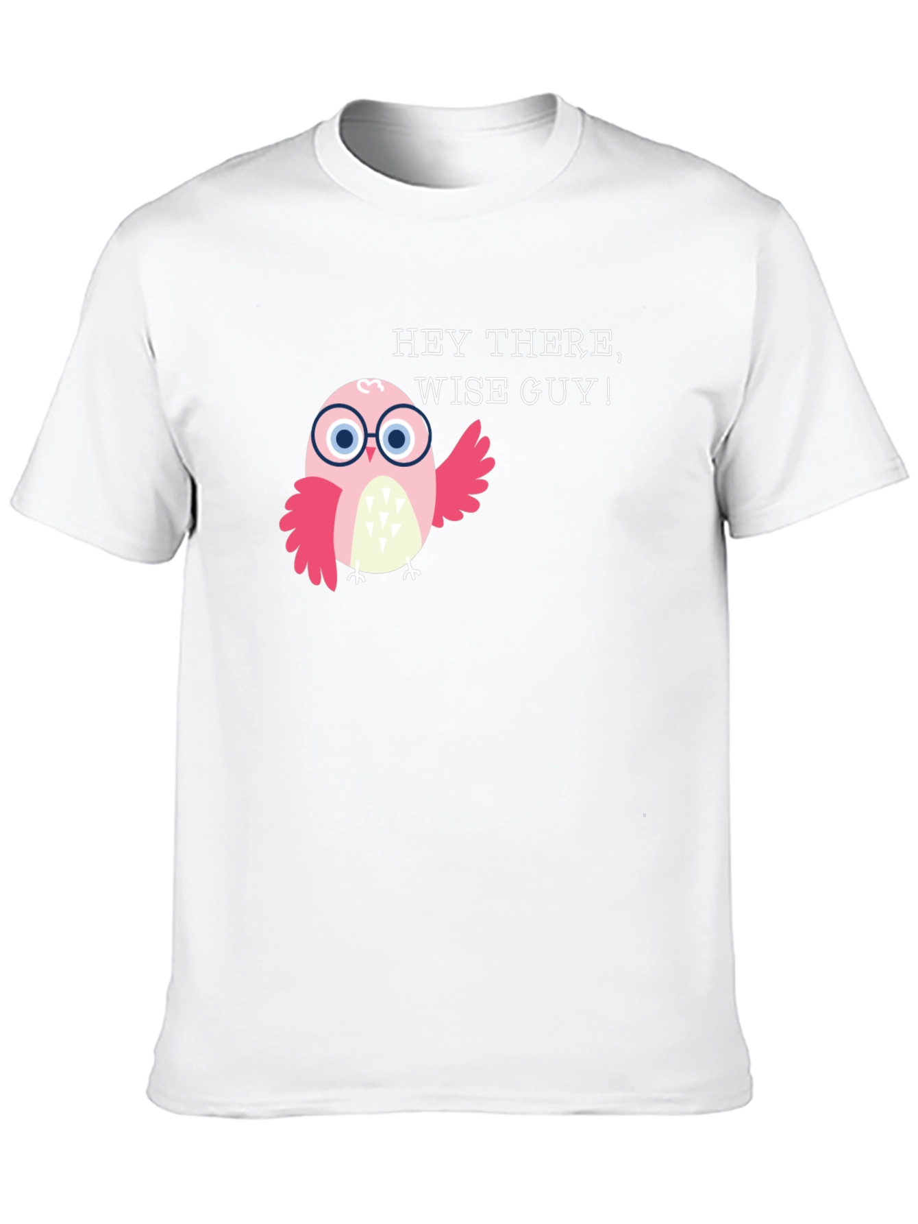 Hey There Wise Guy Owl Graphic Tee