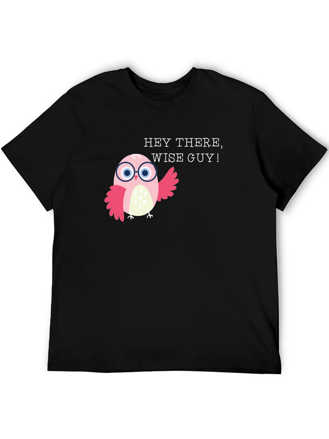 Hey There Wise Guy Owl Graphic Tee