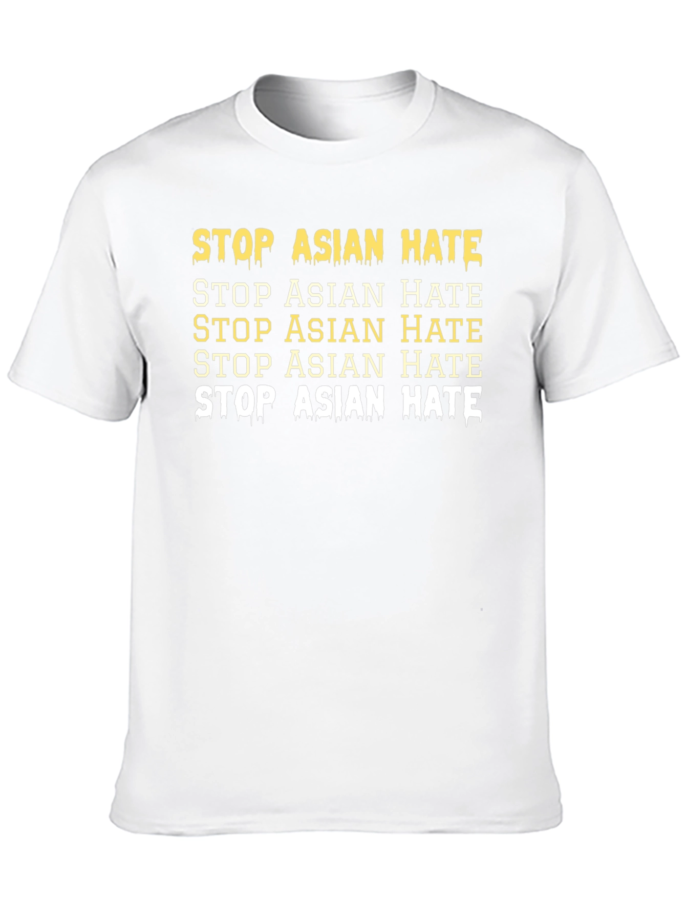 Stop Asian Hate Graphic Tee - Unisex Activism T-Shirt