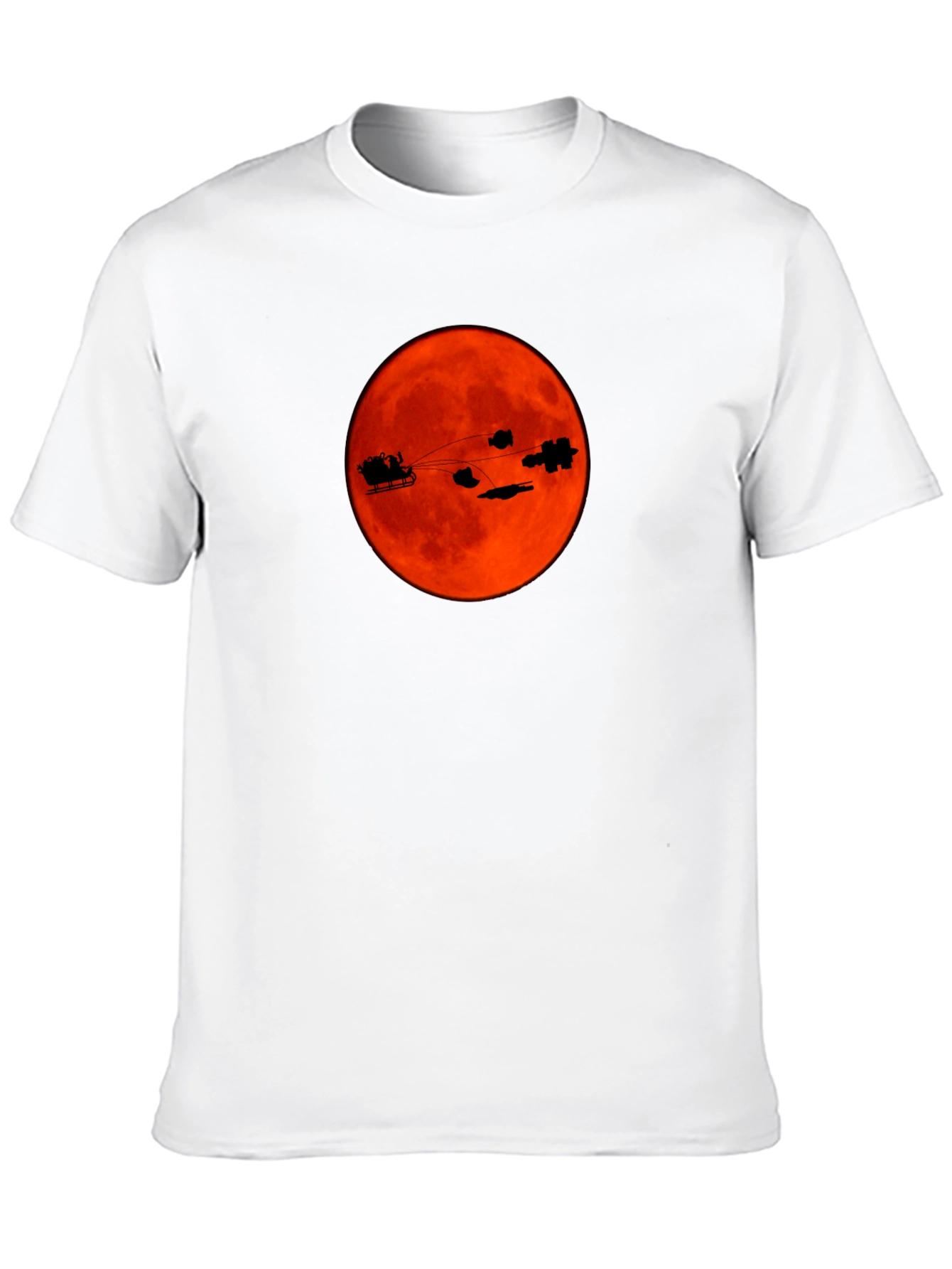 Sci-Fi Christmas T-Shirt - Santas Space Sleigh
