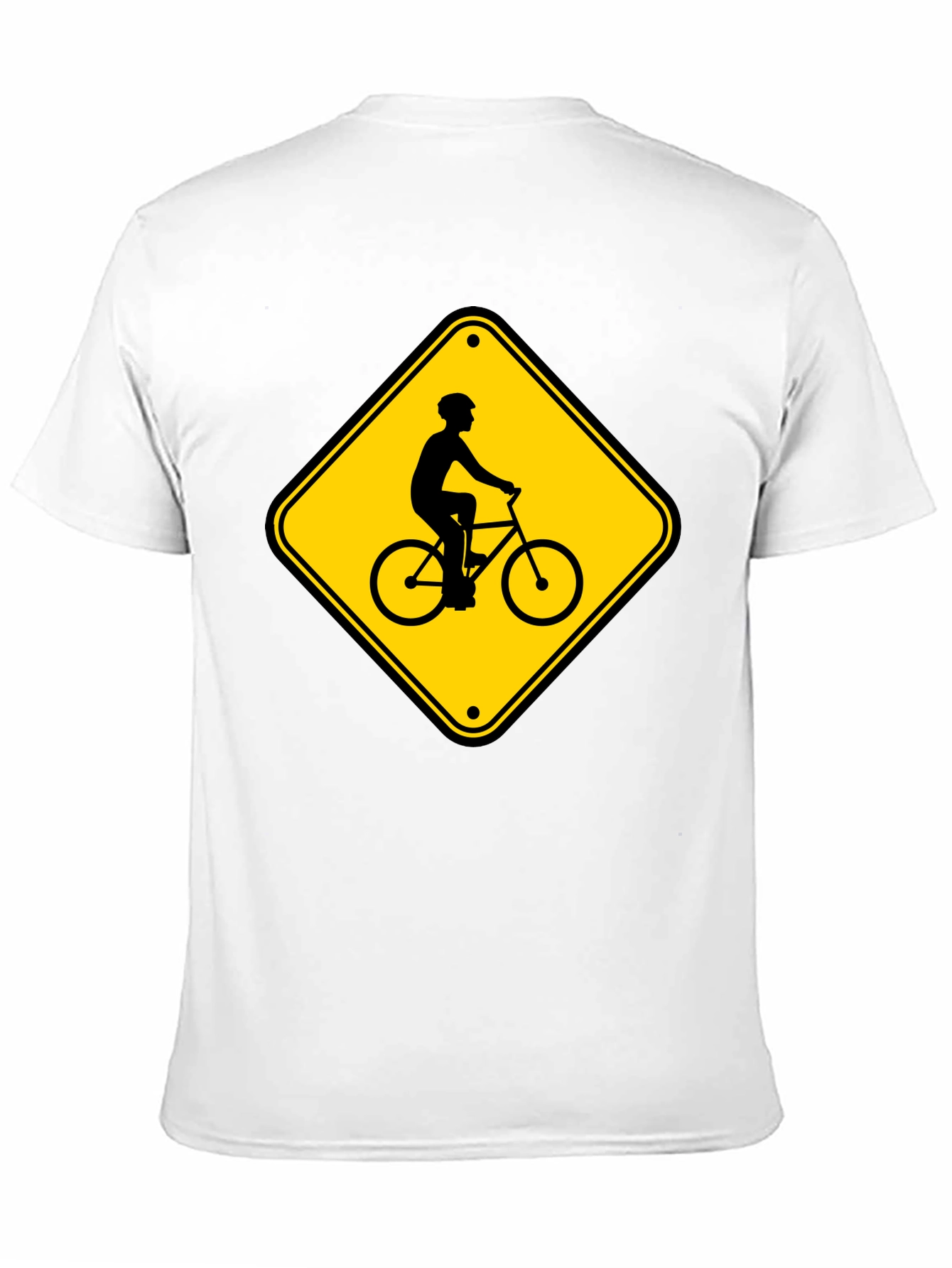 Bicycle Crossing Black Tee Shirt