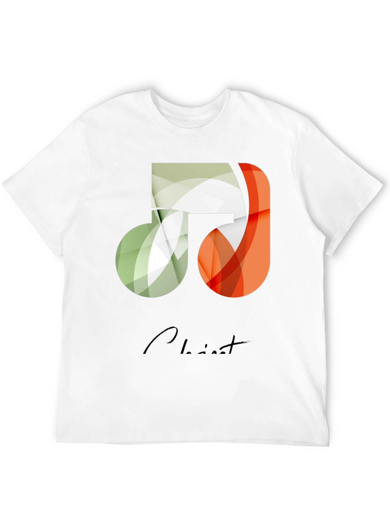 Abstract Music Note Graphic Tee