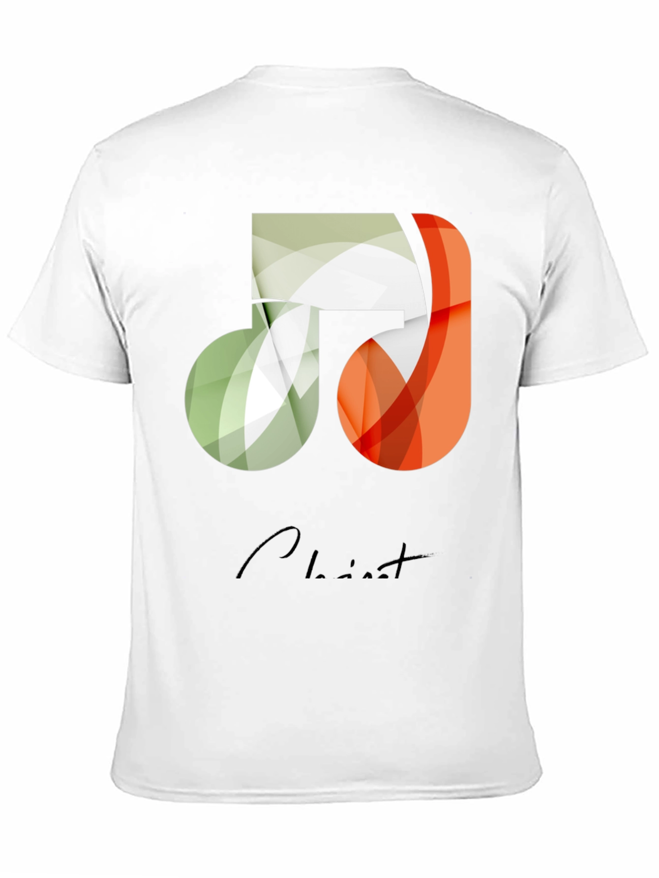 Abstract Music Note Graphic Tee