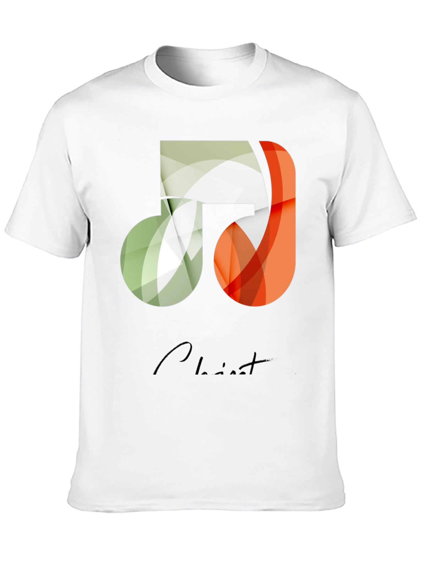 Abstract Music Note Graphic Tee