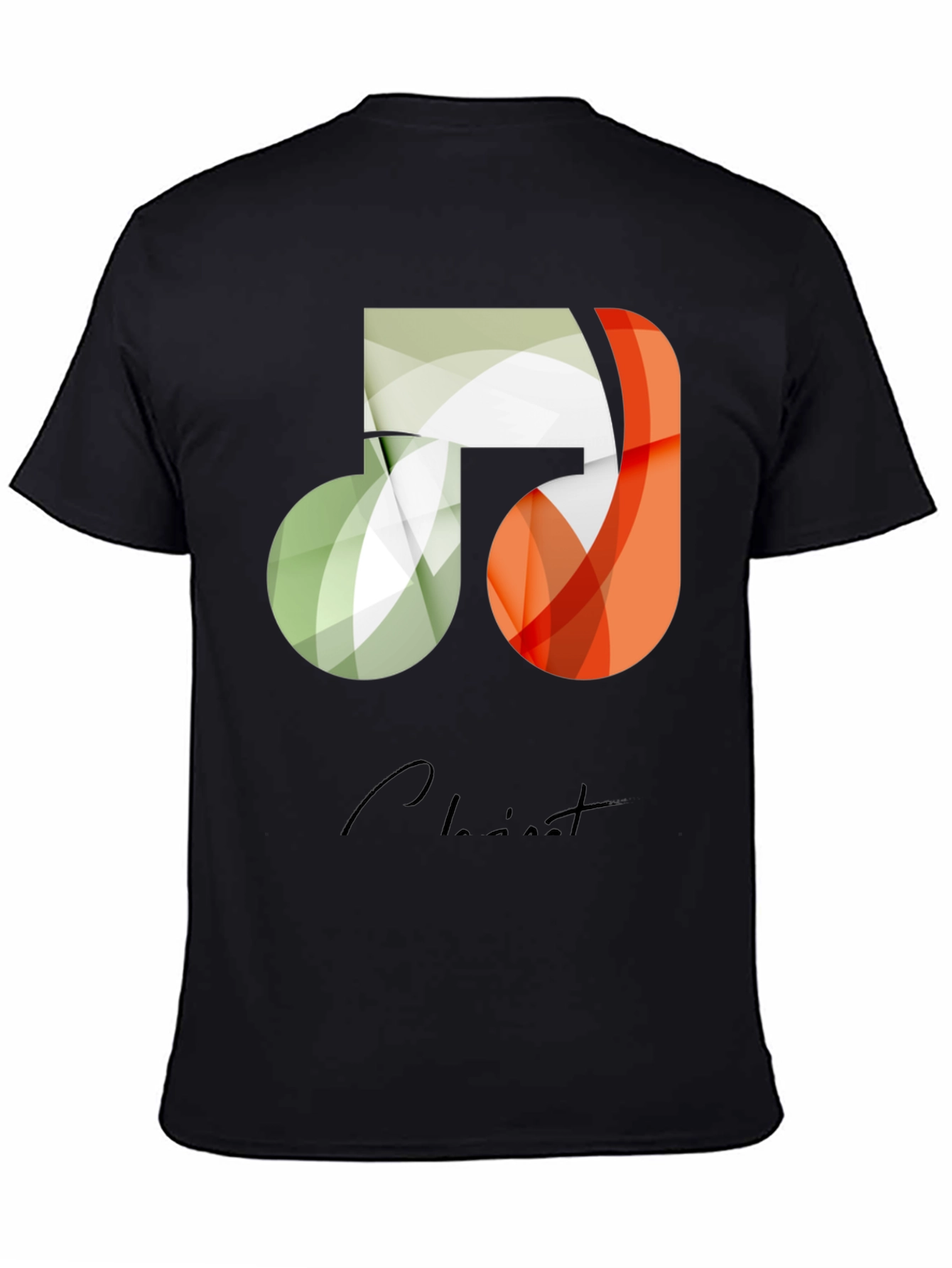 Abstract Music Note Graphic Tee