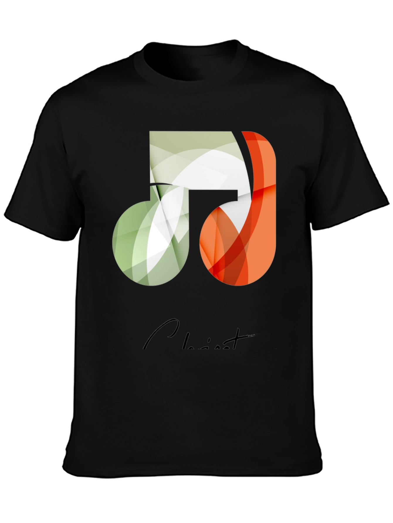 Abstract Music Note Graphic Tee