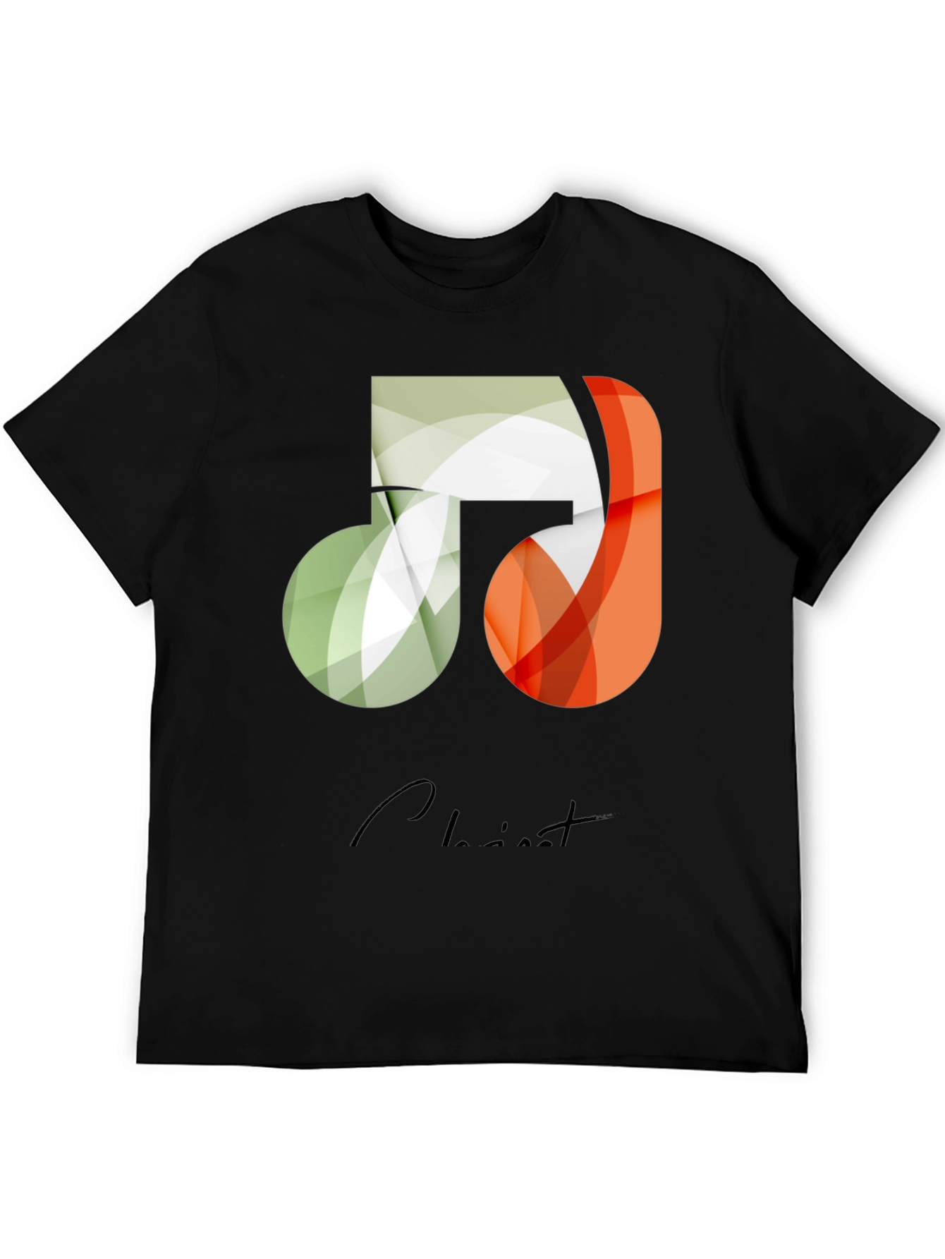 Abstract Music Note Graphic Tee