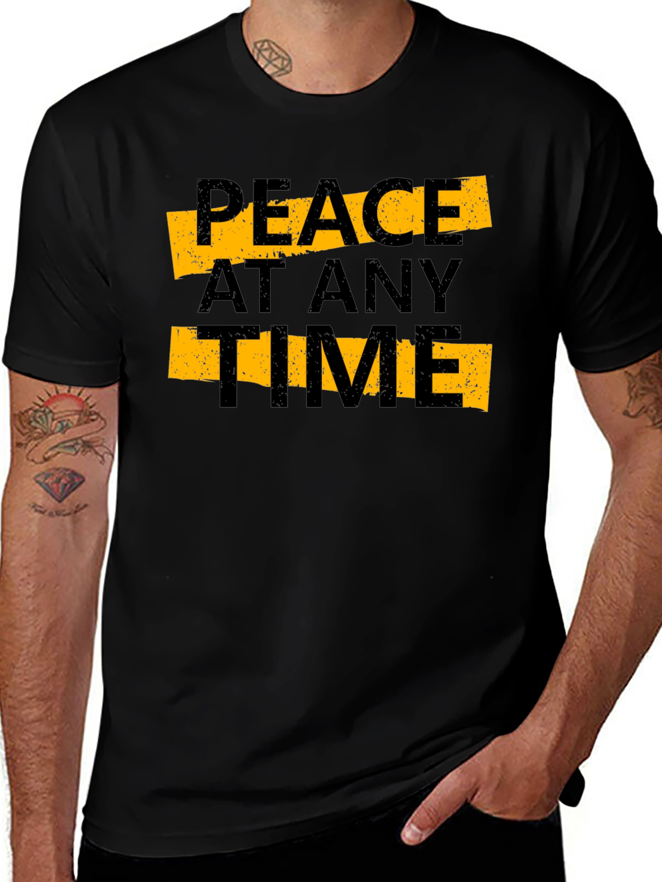 Peace At Any Time Graphic T-Shirt